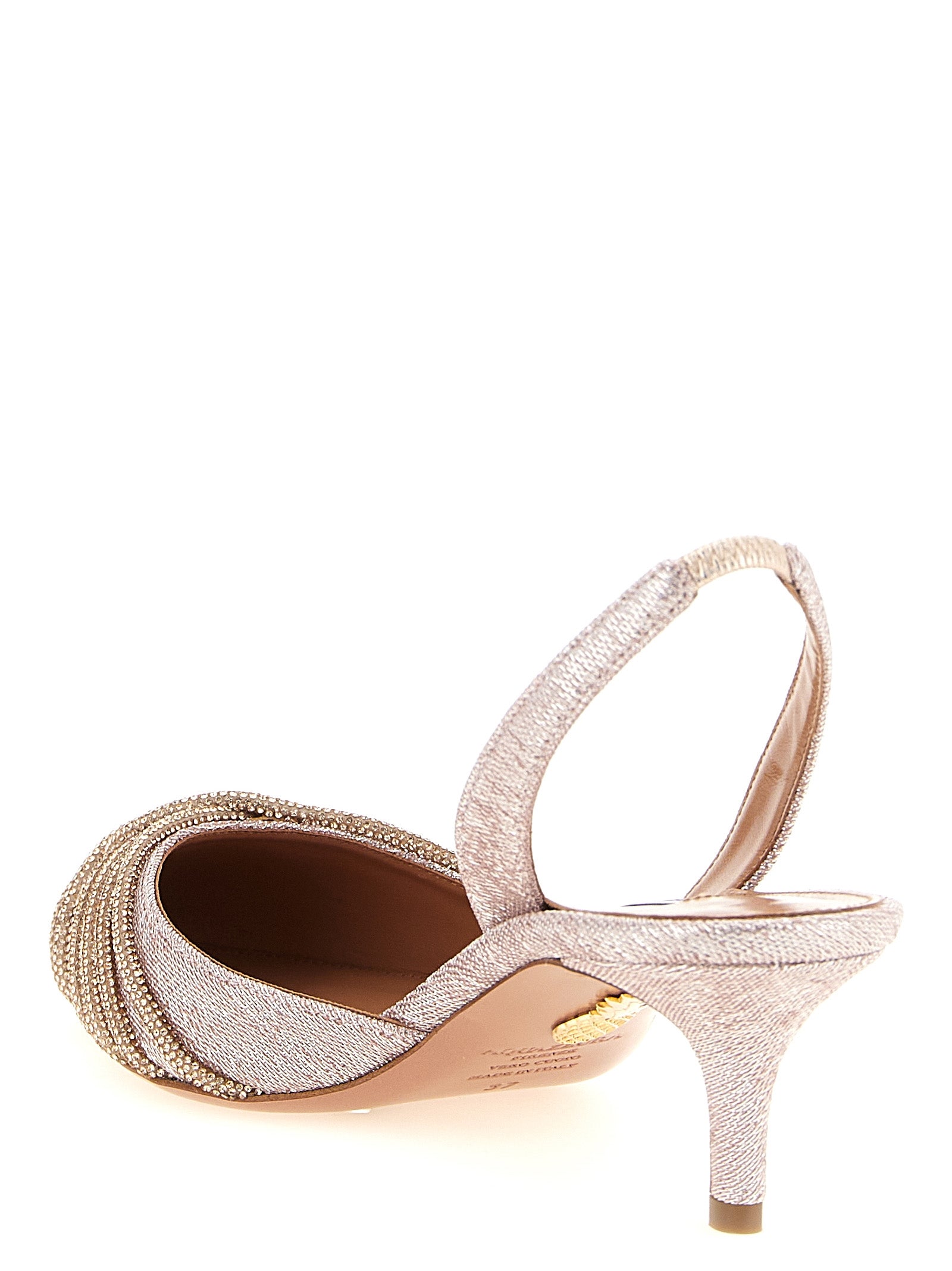 Aquazzura Multicolor Textile Mid Heel Women's Pumps