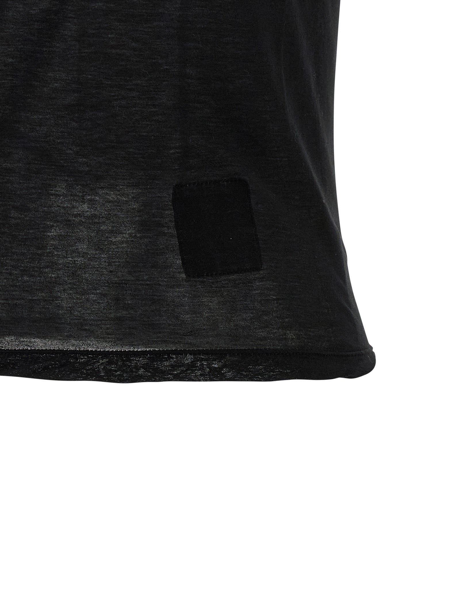 DRKSHDW Black Cotton Sleeveles Women's T-Shirt