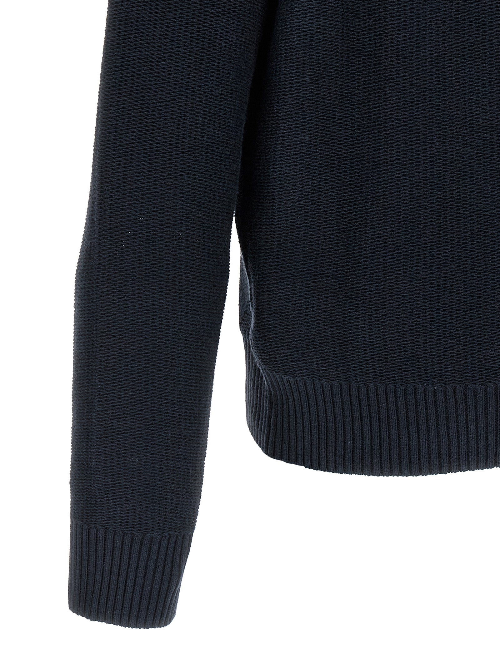 Ballantyne Blue Cotton Men's Cardigan