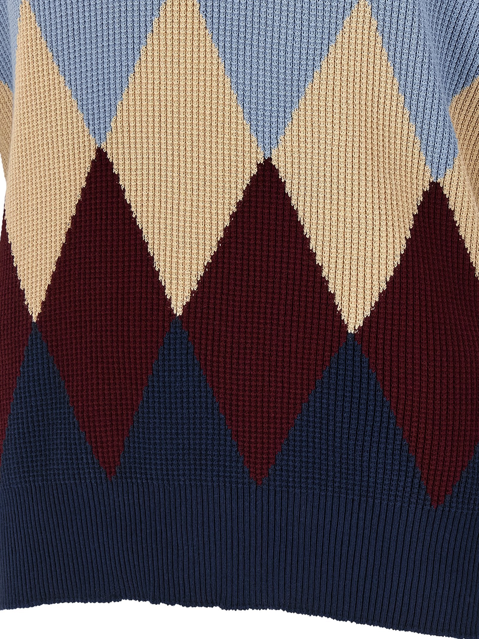 Ballantyne Blue Cotton Men's Cardigan