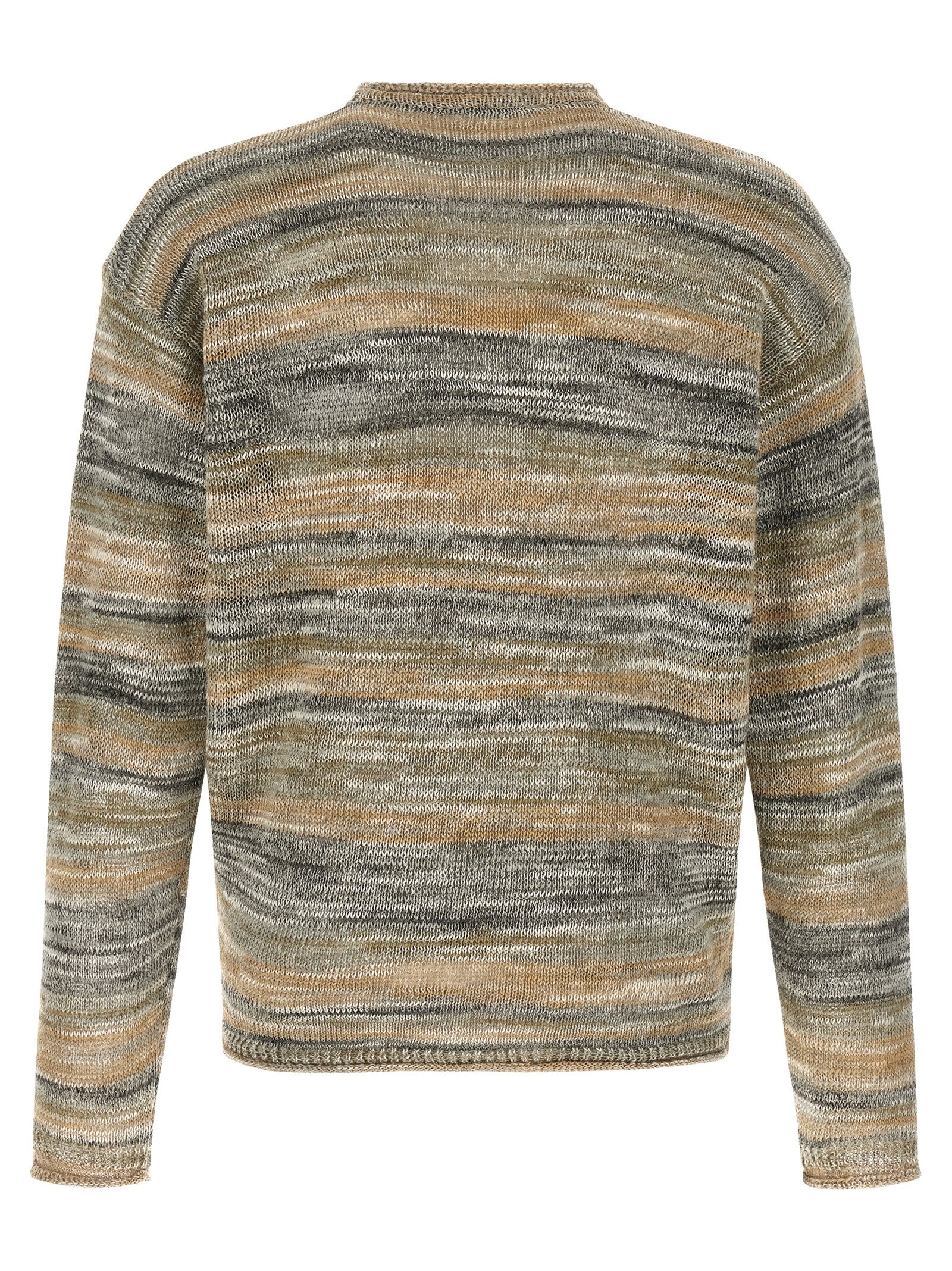 Roberto Collina Gray Linen Men's Cardigan