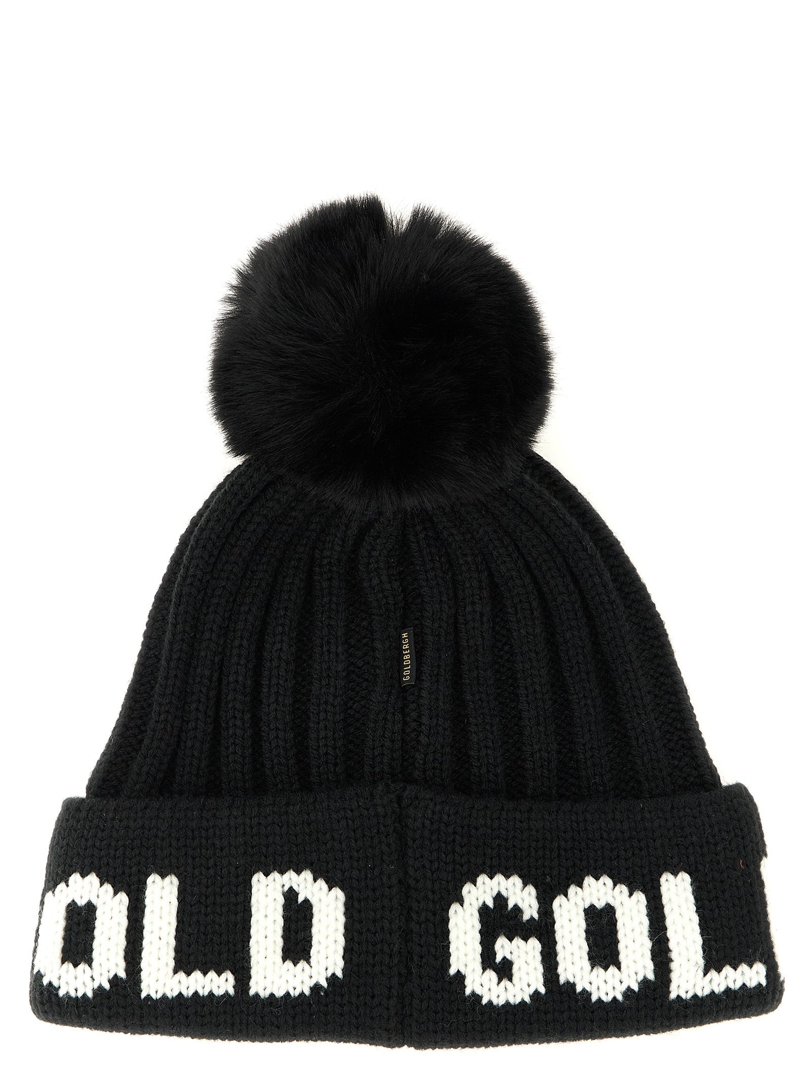 GOLDBERGH Black Marabou Women's Beanie