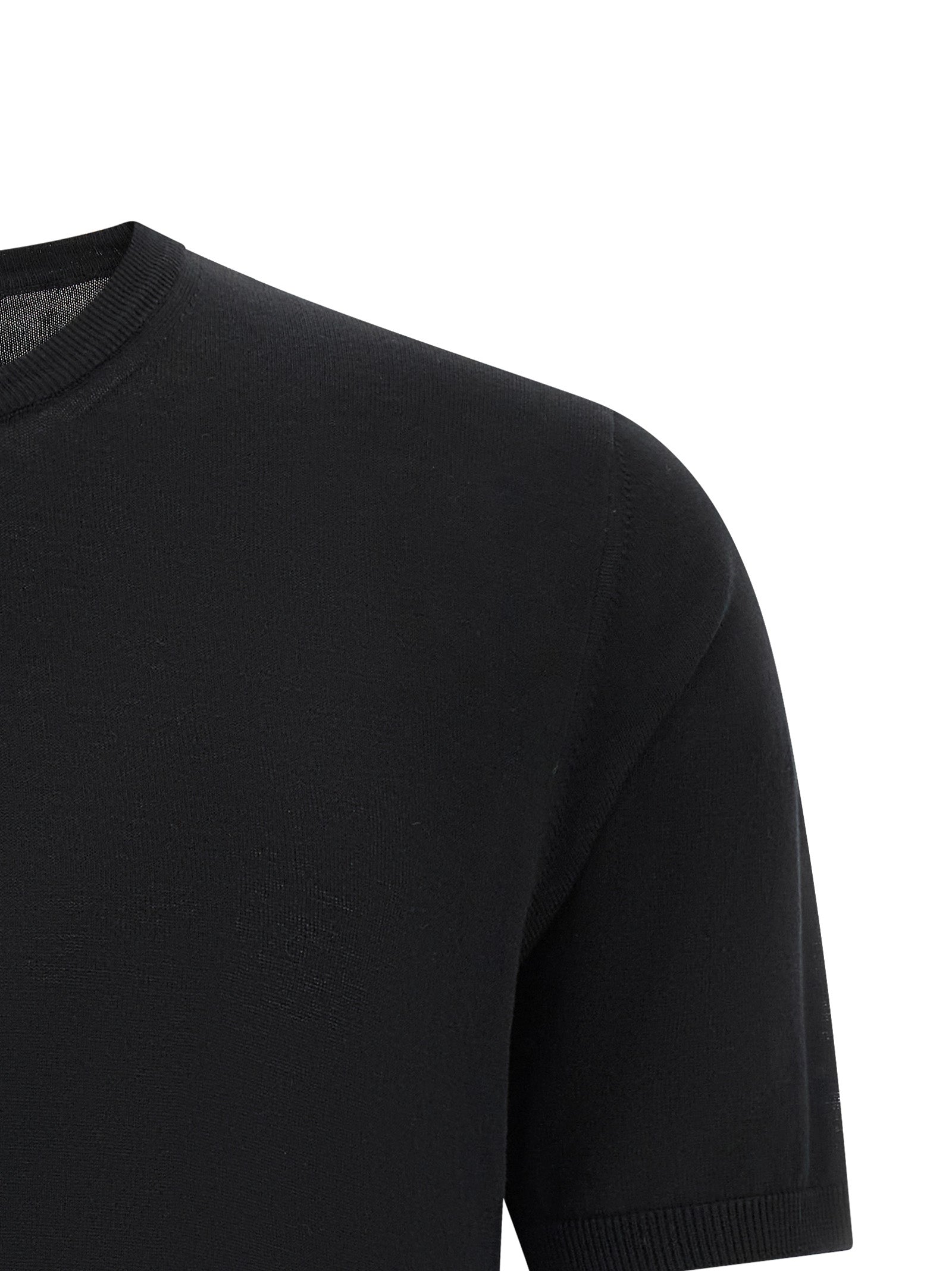 Roberto Collina Black Cotton Men's Cardigan