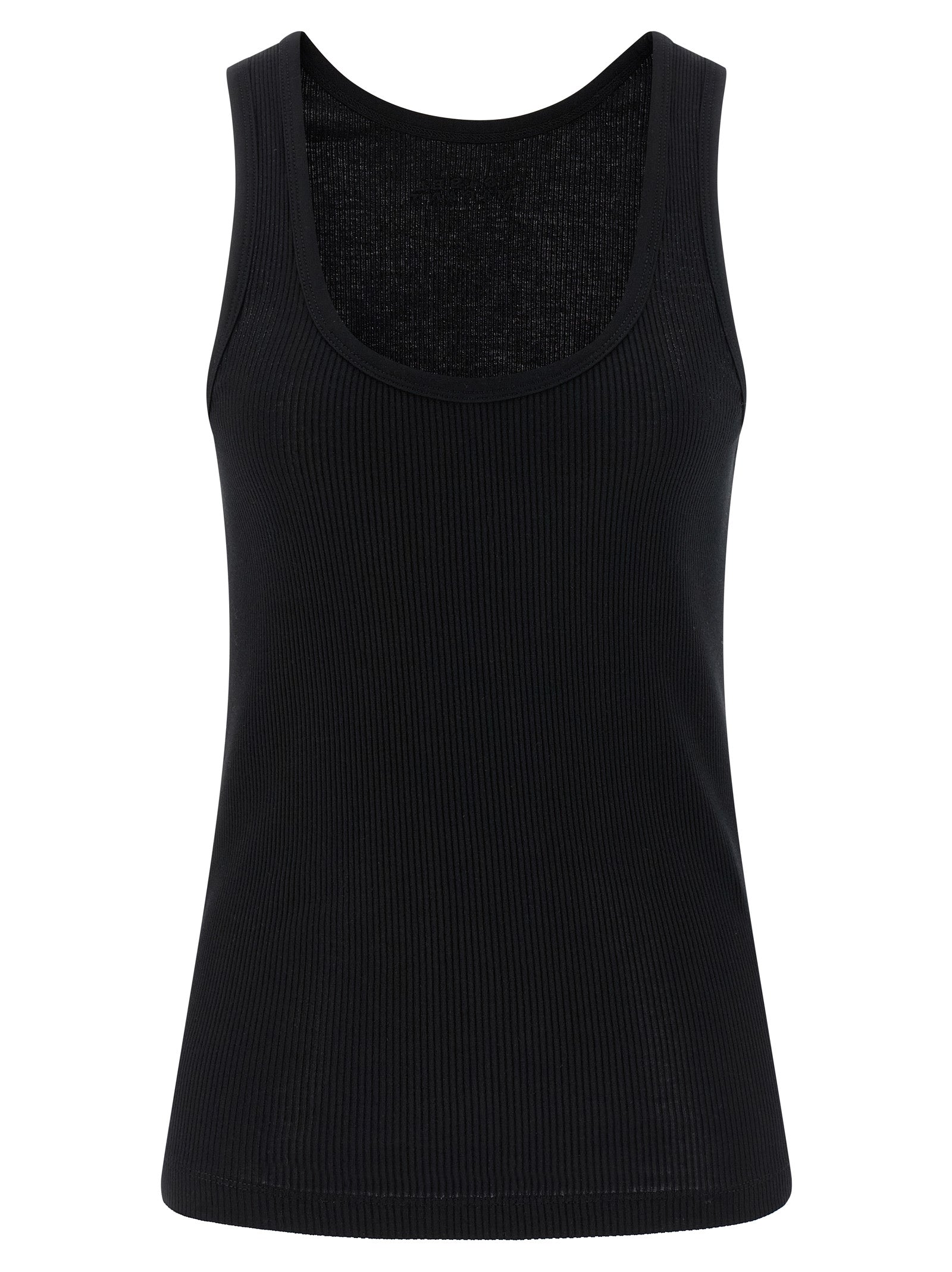 Isabel Marant Black Cotton Tank Women's Tops