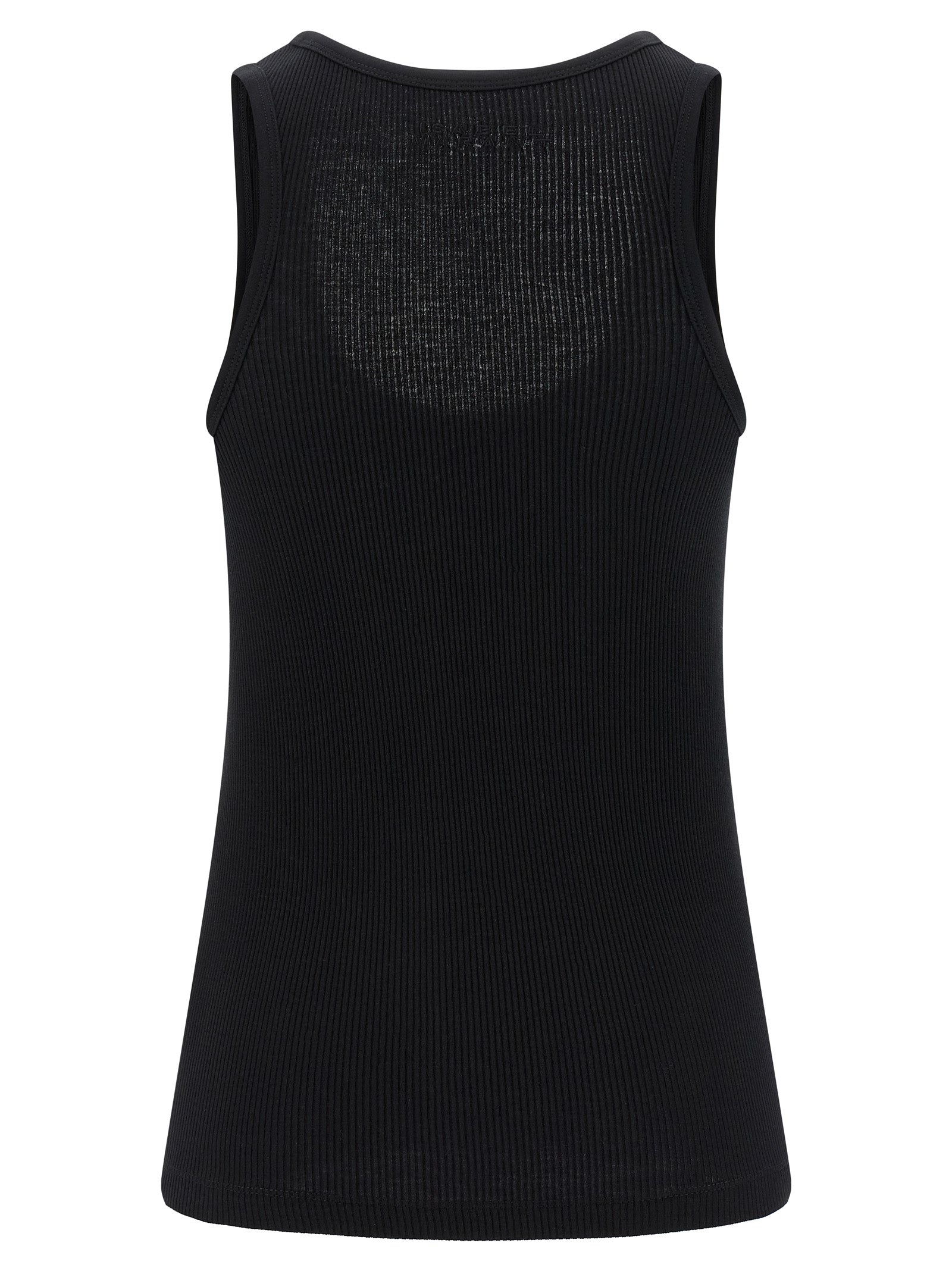 Isabel Marant Black Cotton Tank Women's Tops