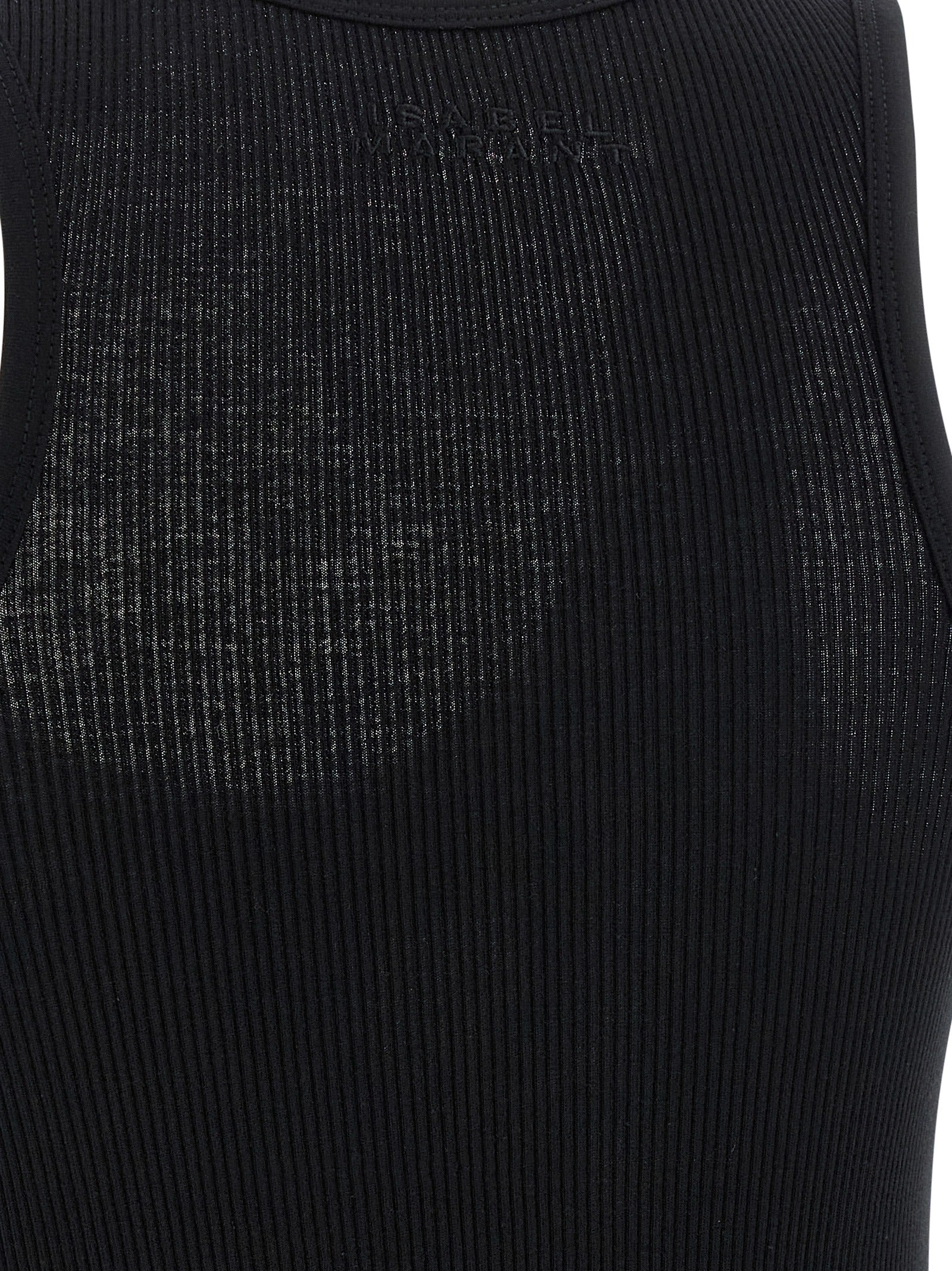 Isabel Marant Black Cotton Tank Women's Tops