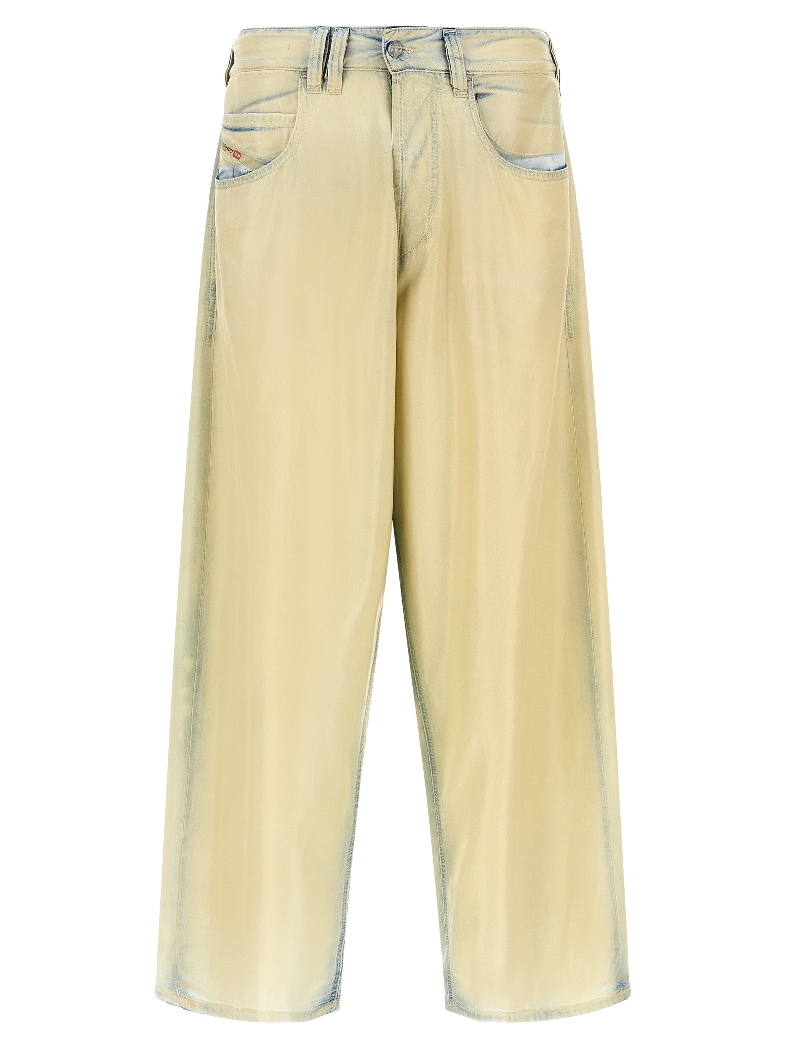 Diesel Beige Lyocell Jeans Men's Denim