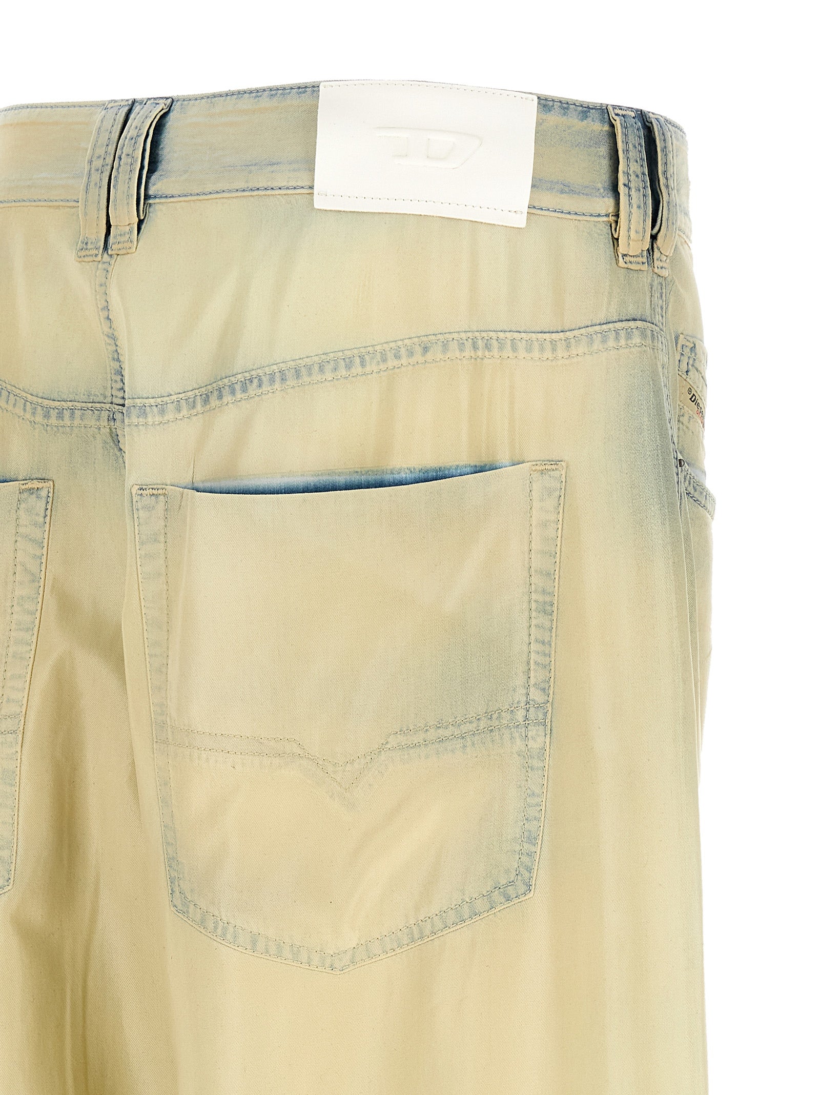 Diesel Beige Lyocell Jeans Men's Denim