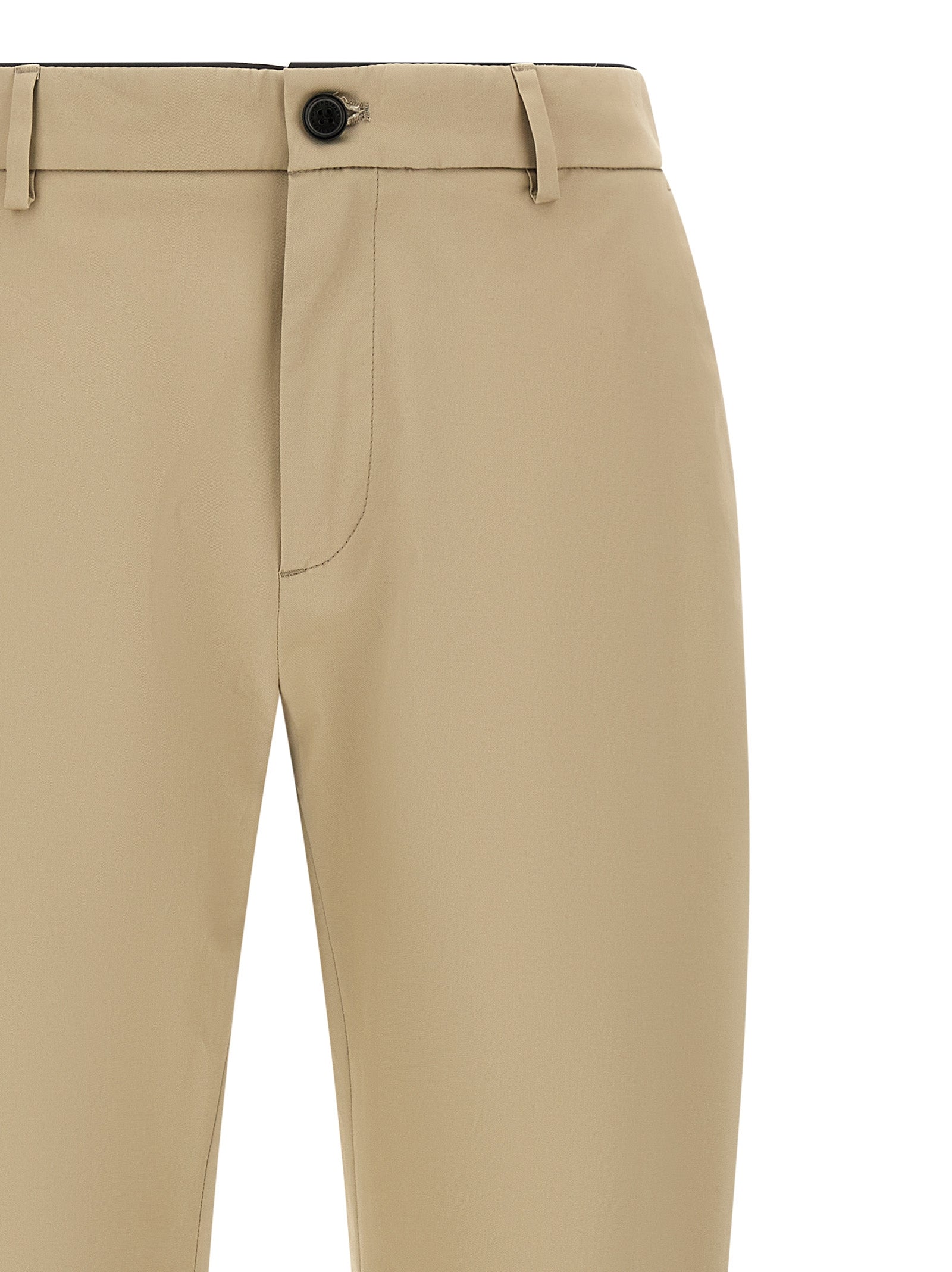 Department 5 Beige Cotton Cropped Men's Pants