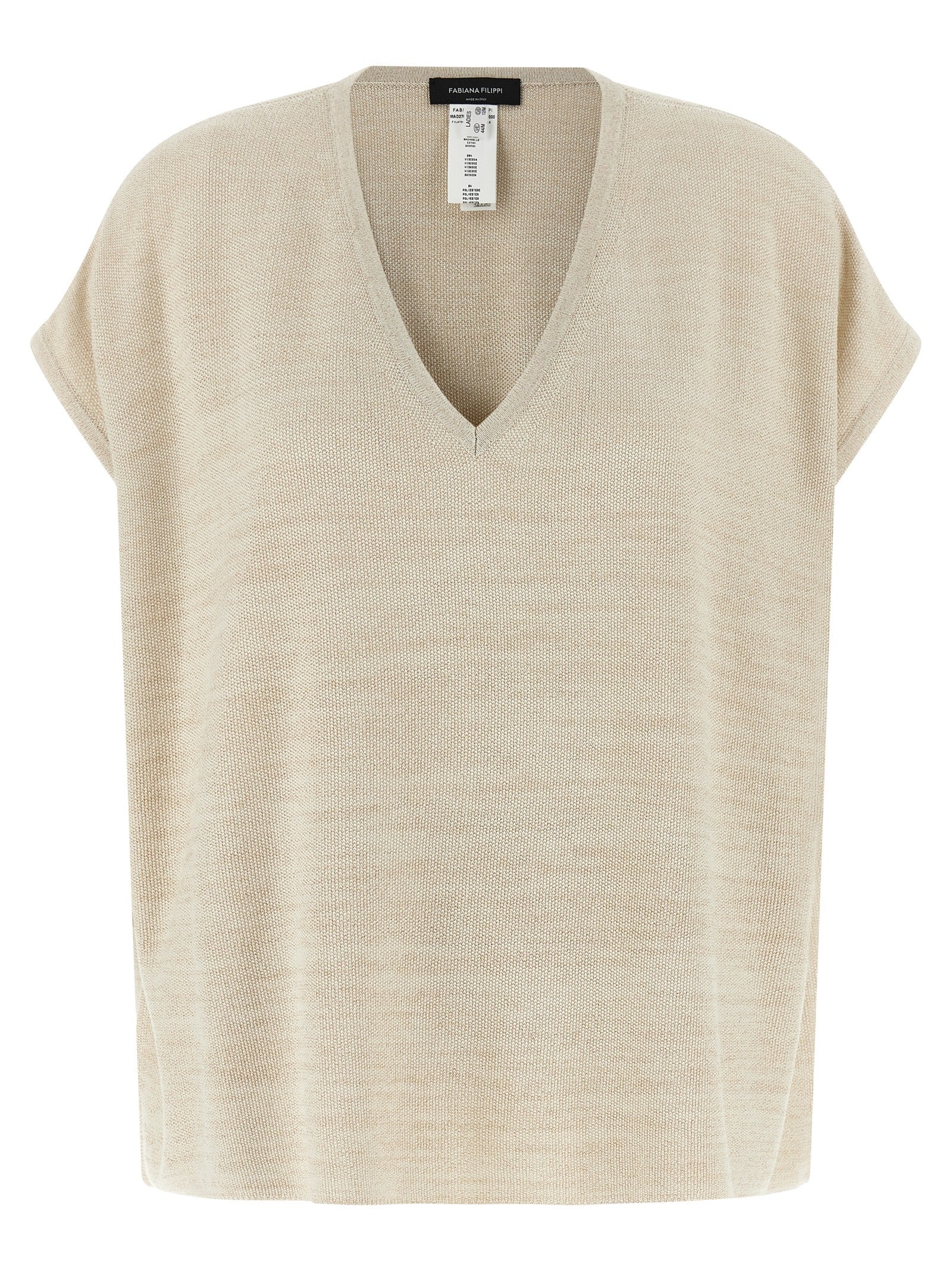 Fabiana Filippi Gold Cotton Women's Cardigan