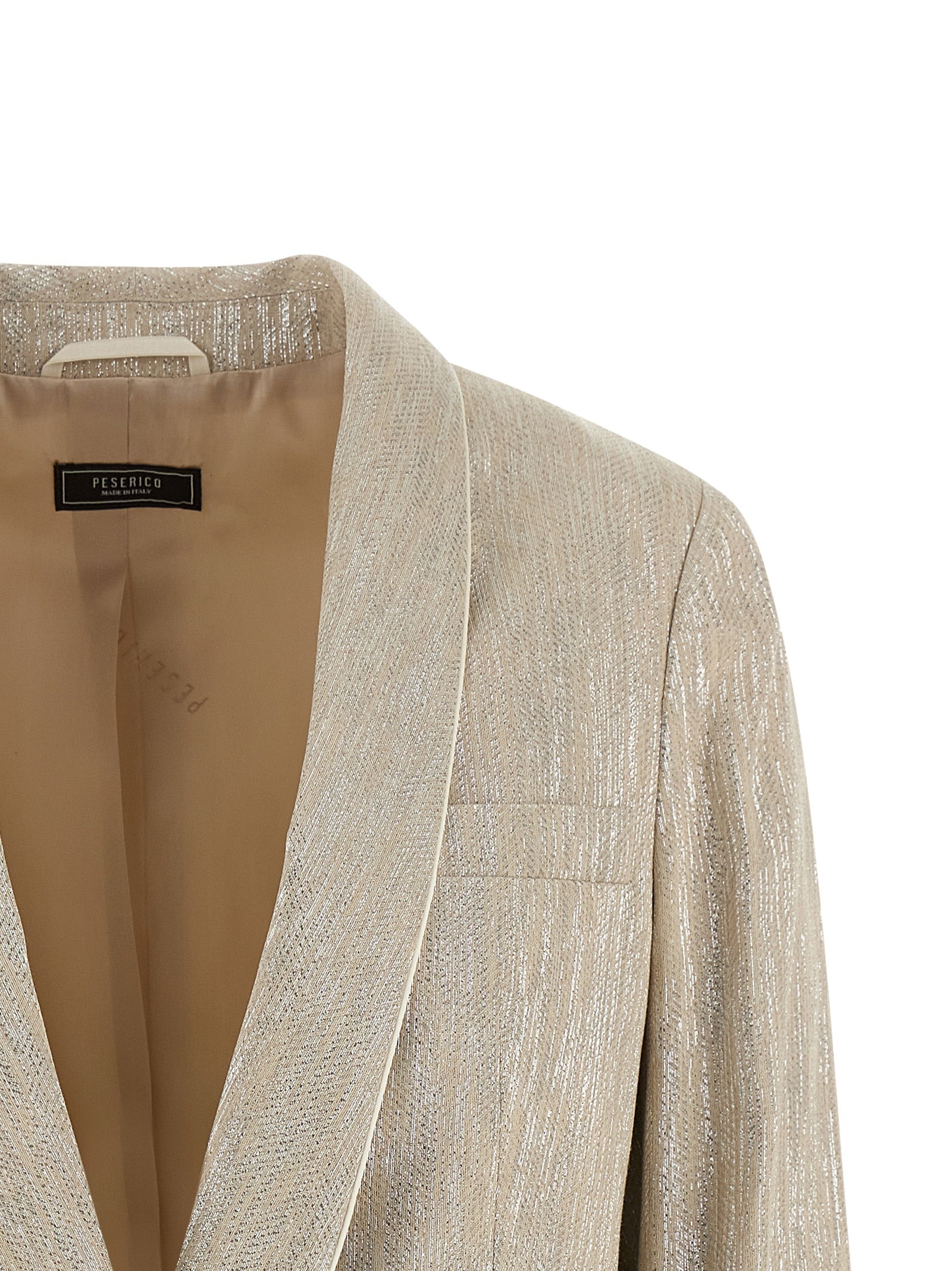 Peserico Beige Viscose Women's Blazer