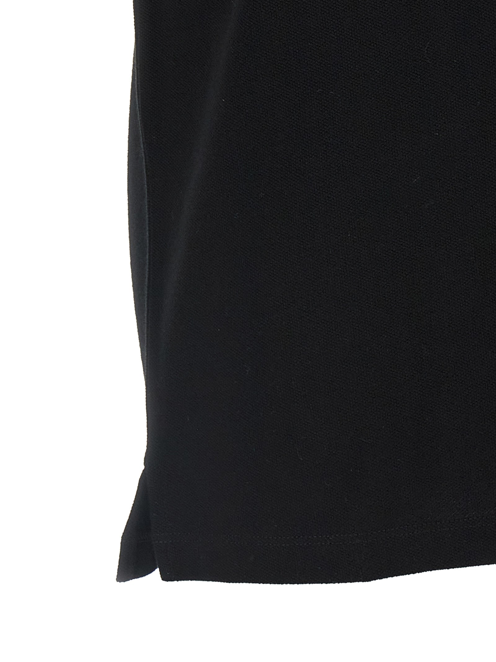 Valentino Garavani Black Cotton Polo Men's Shirt