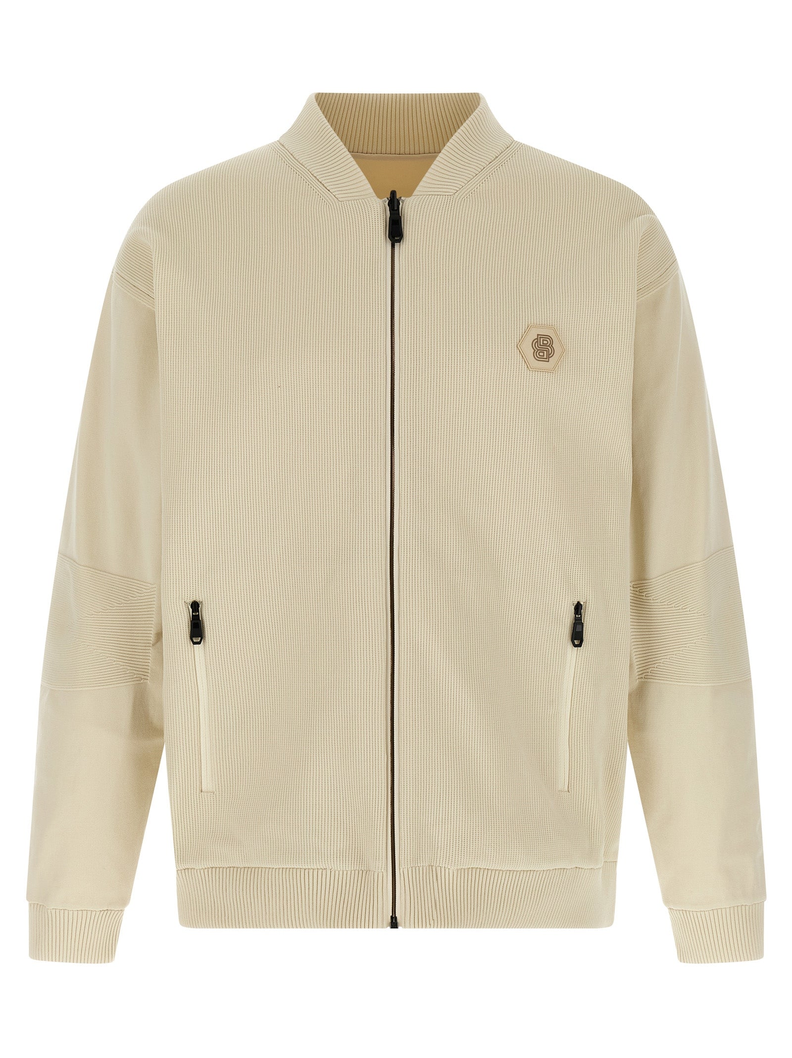 Hugo Boss Beige Polyamide Men's Bomber