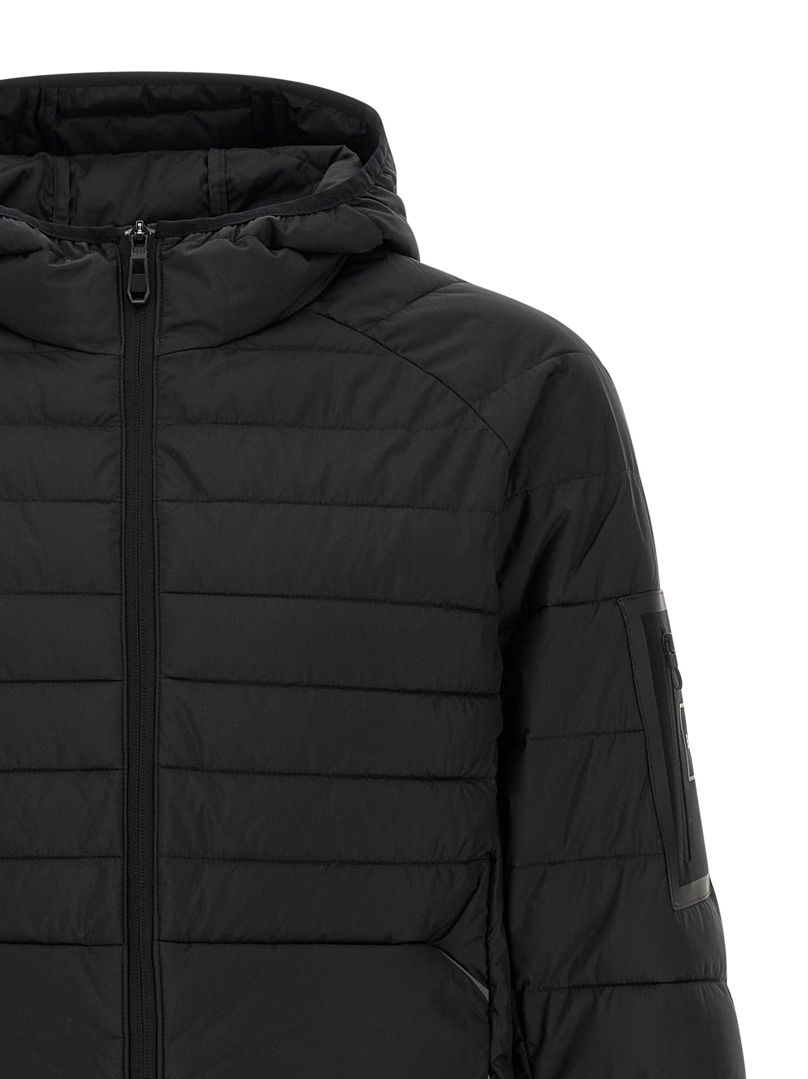 Hugo Boss Black Polyester Full-Length Men's Jacket