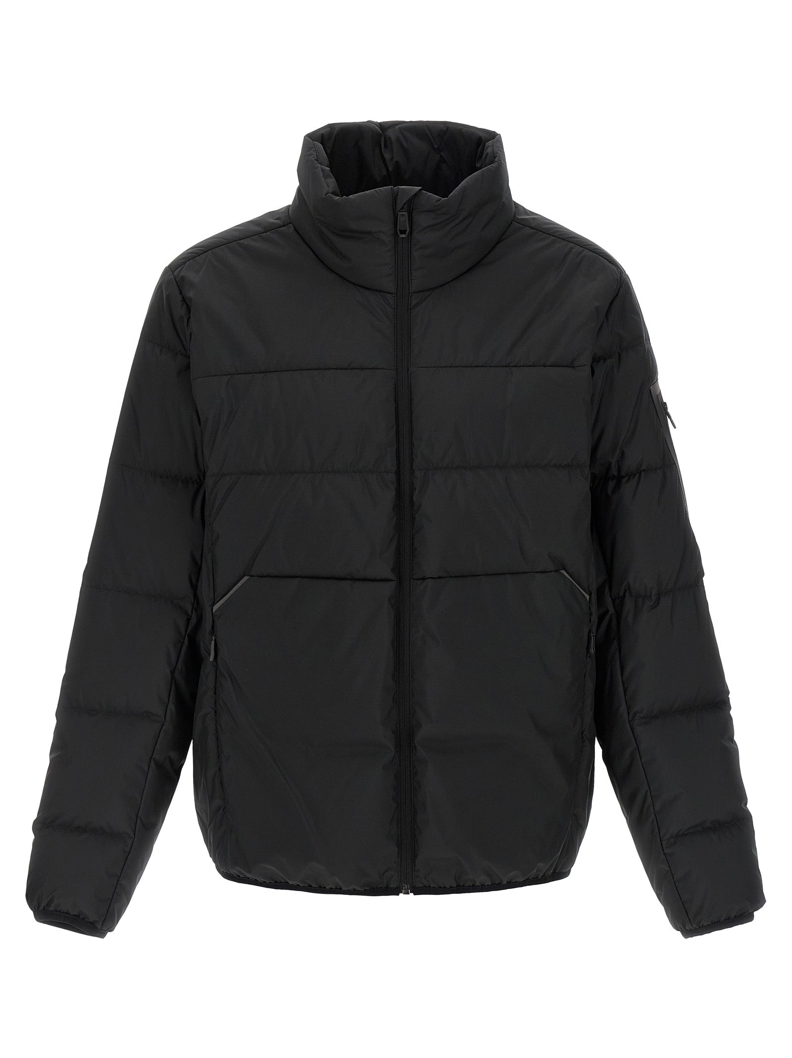 Hugo Boss Black Polyester Full-Length Men's Jacket