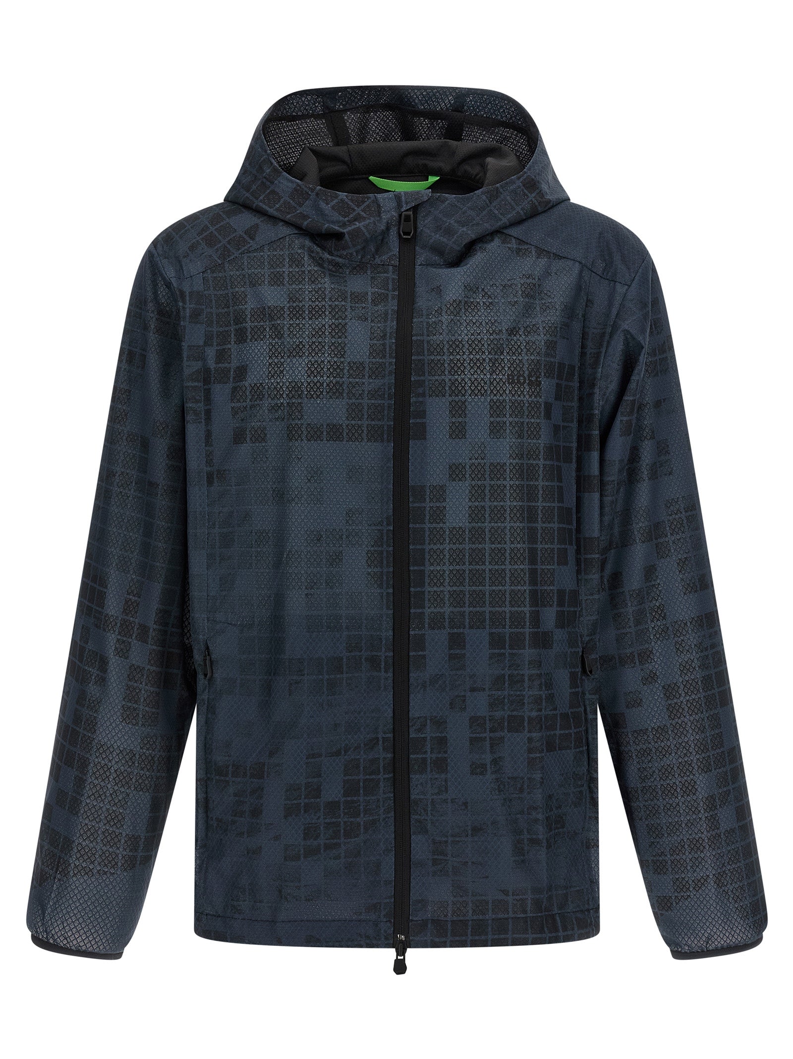 Hugo Boss Blue Rubber Shell Men's Jacket