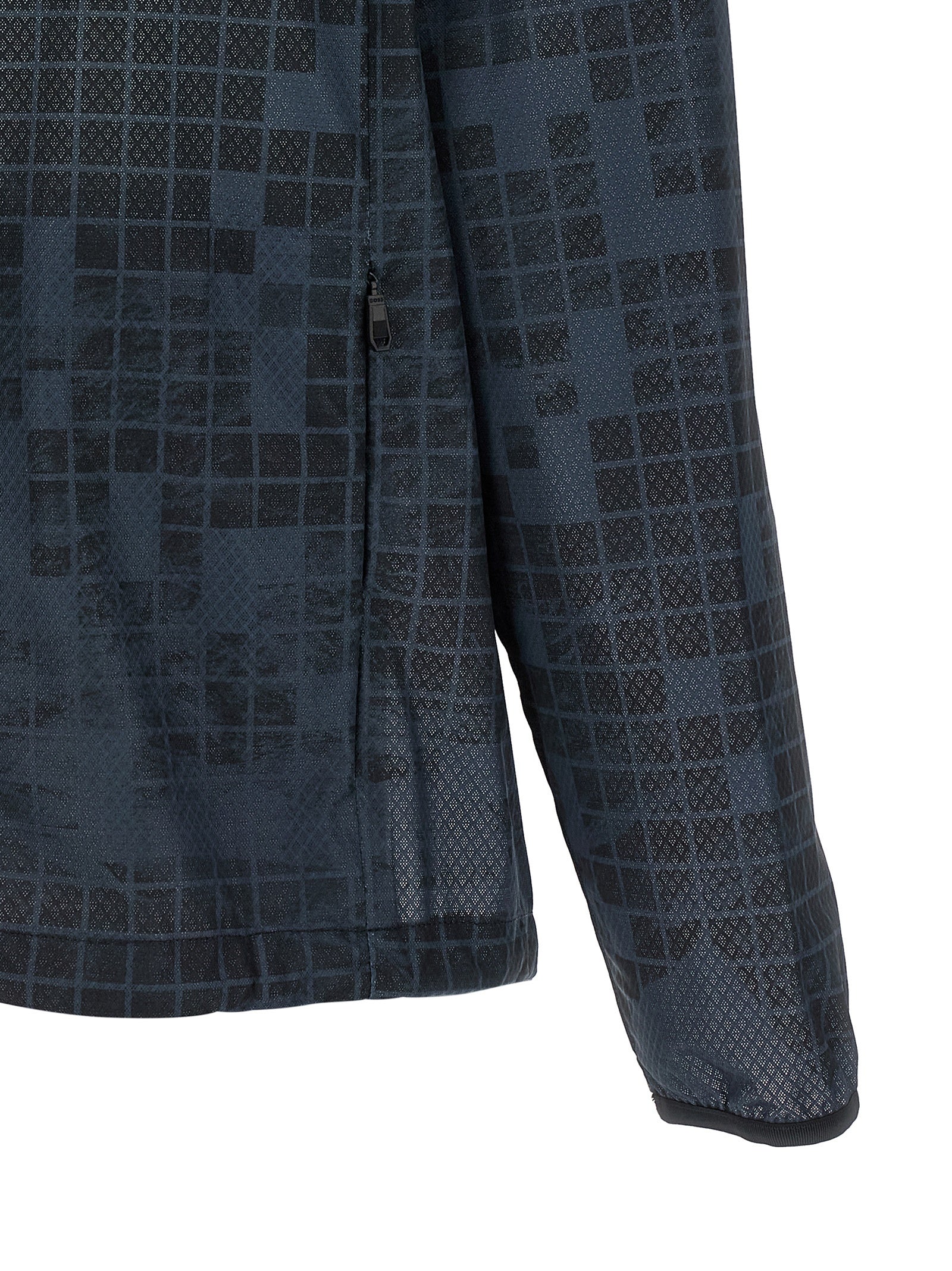 Hugo Boss Blue Rubber Shell Men's Jacket