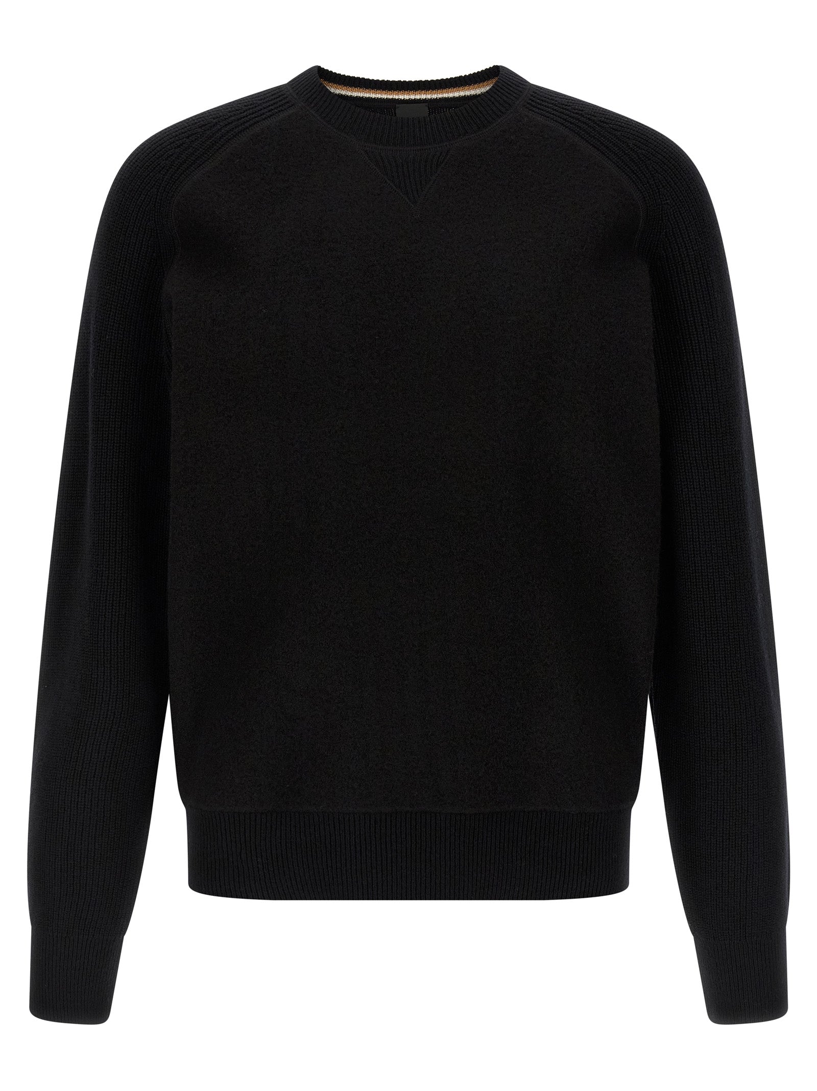 Hugo Boss Black Virgin Wool Men's Cardigan