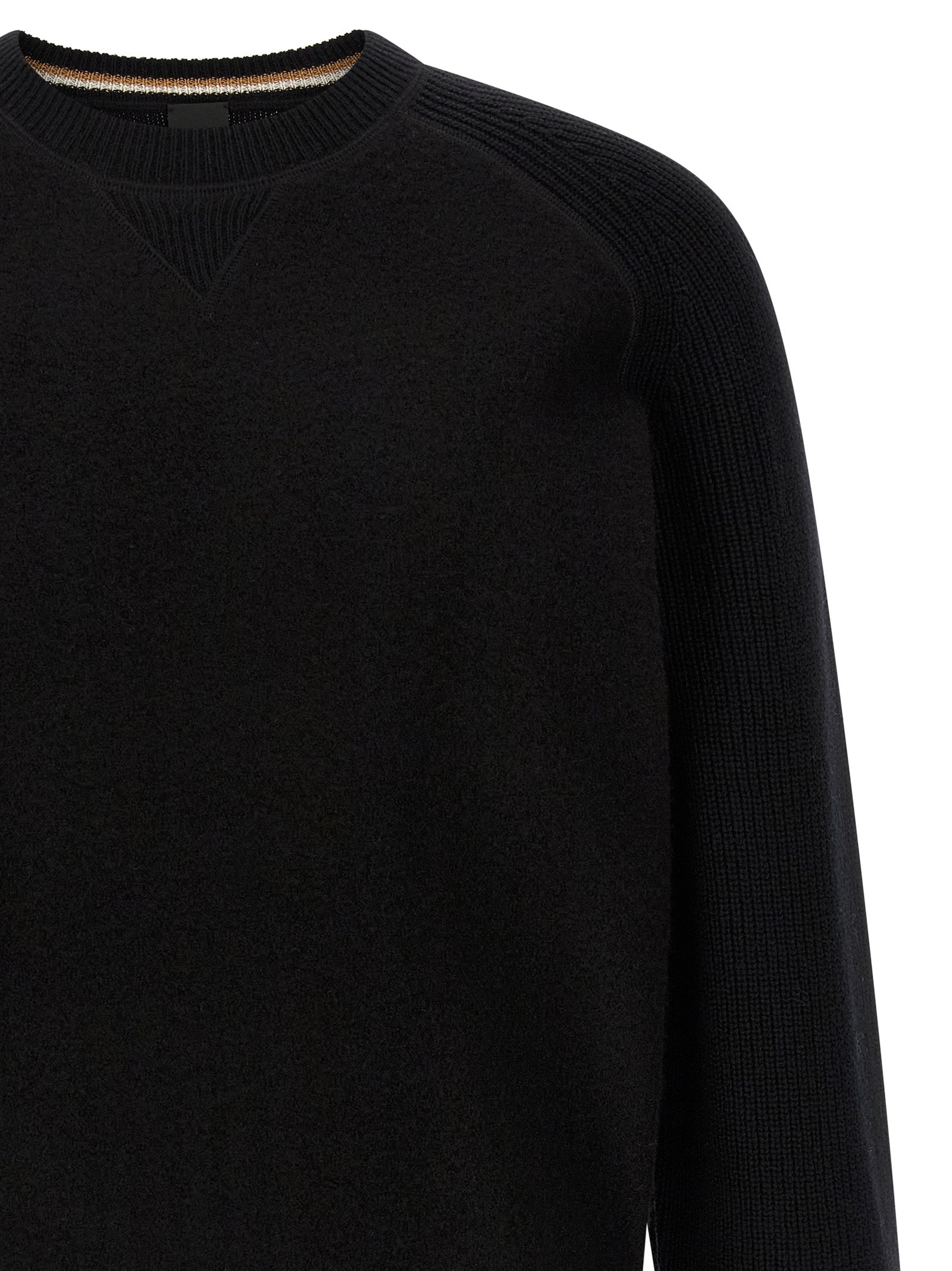Hugo Boss Black Virgin Wool Men's Cardigan