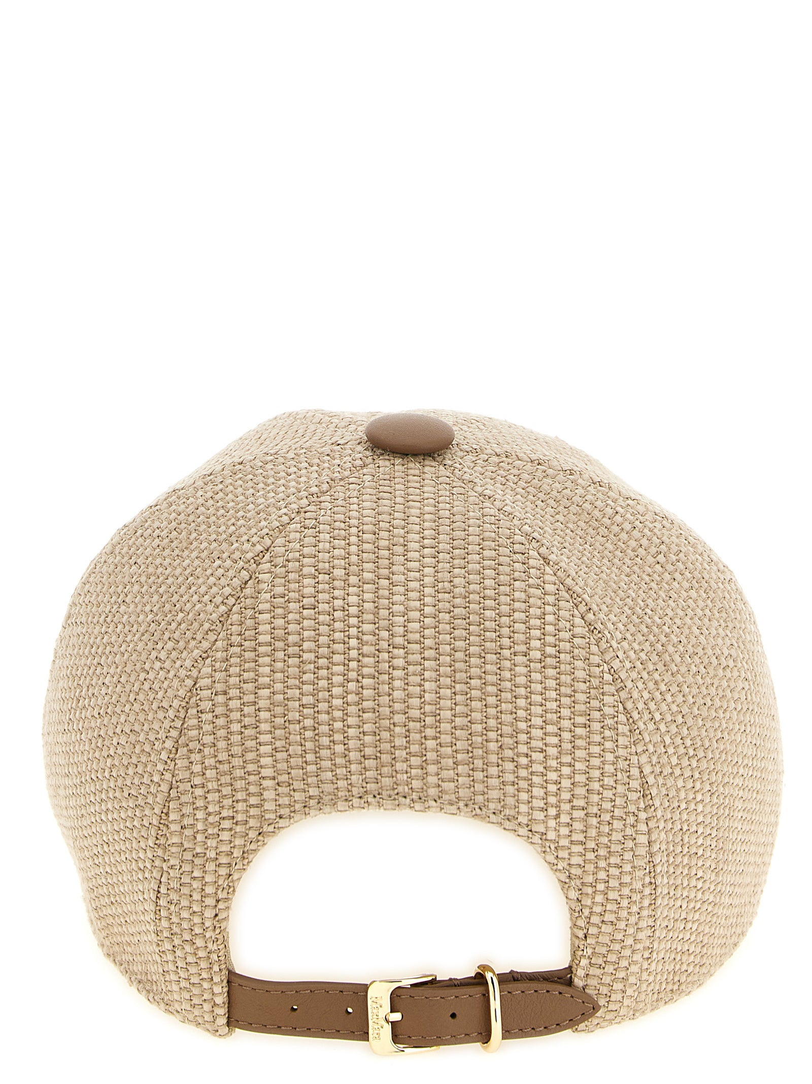 Max Mara Beige Cotton Cap (Baseball Women's Hat)