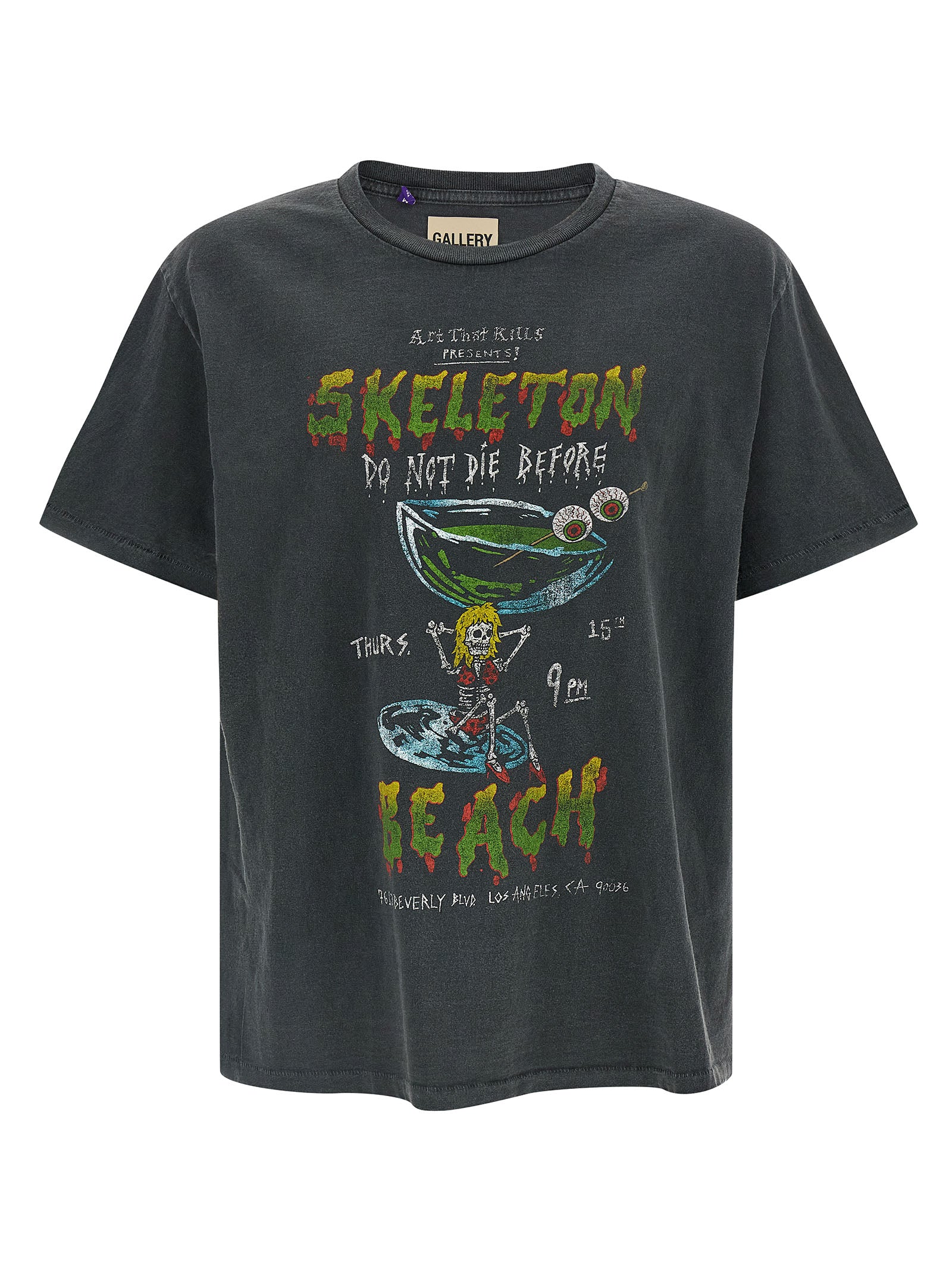 GALLERY DEPT. Black Cotton Men's T-Shirt