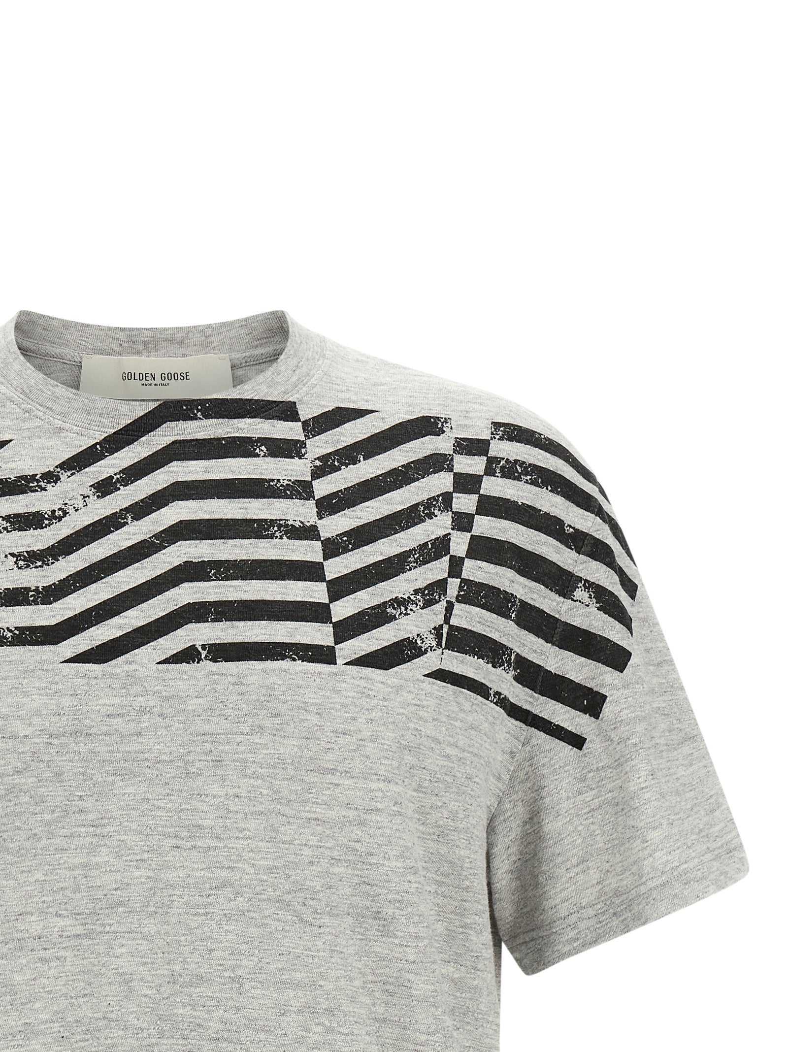 Golden Goose Gray Cotton Men's T-Shirt