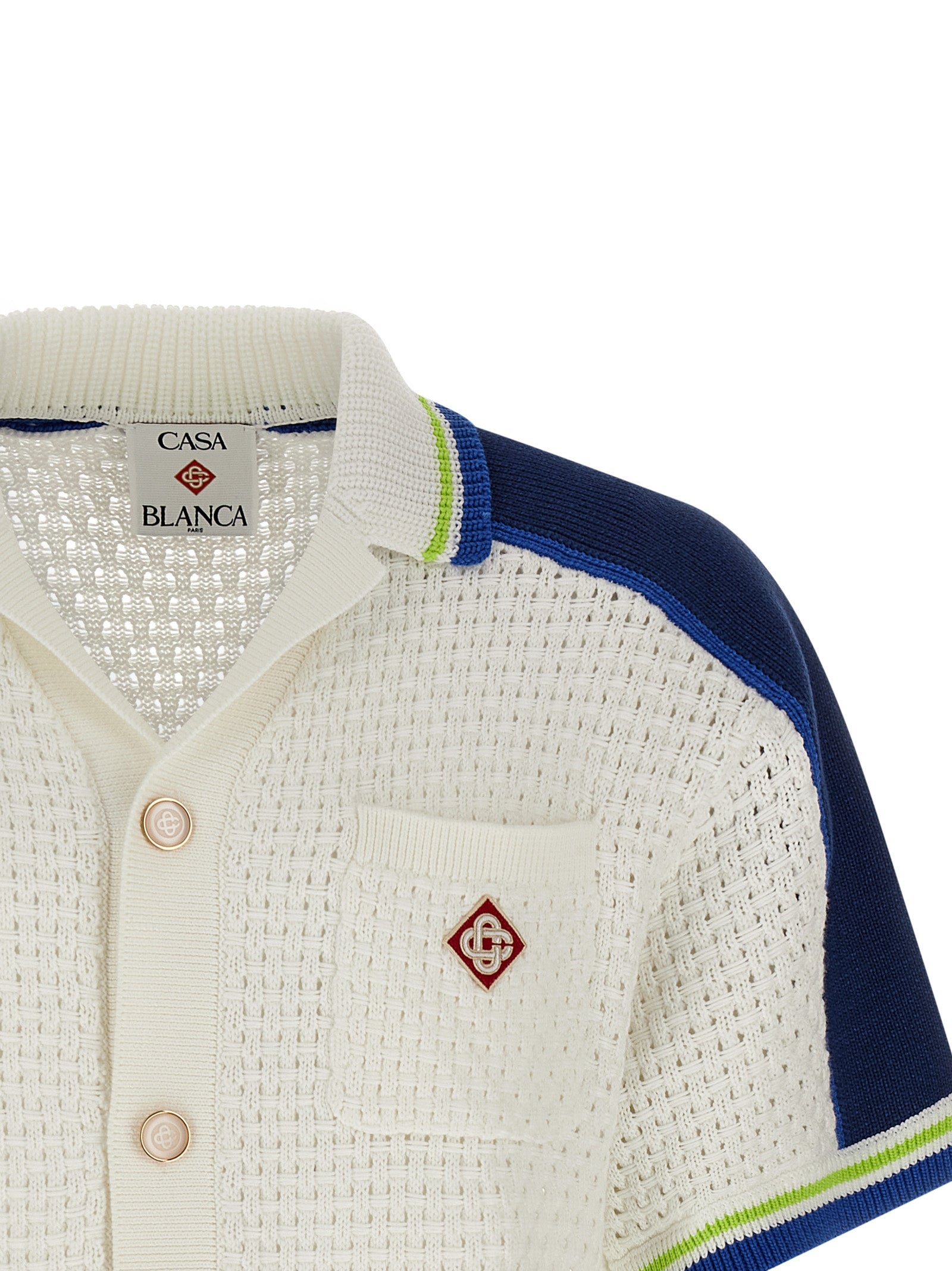 Casablanca White Cotton Men's Blouse