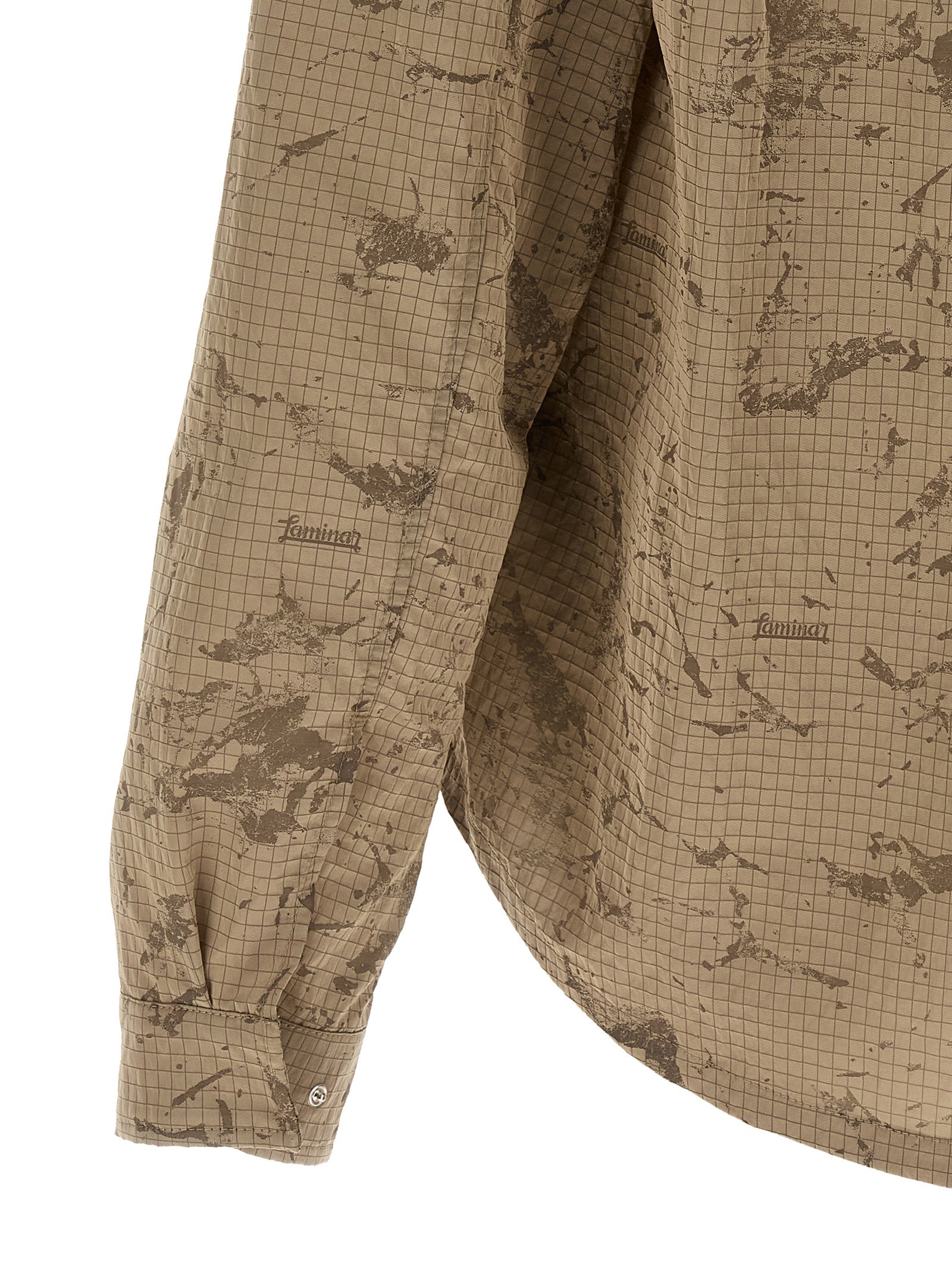 LAMINAR Beige Polyamide Men's Blouse