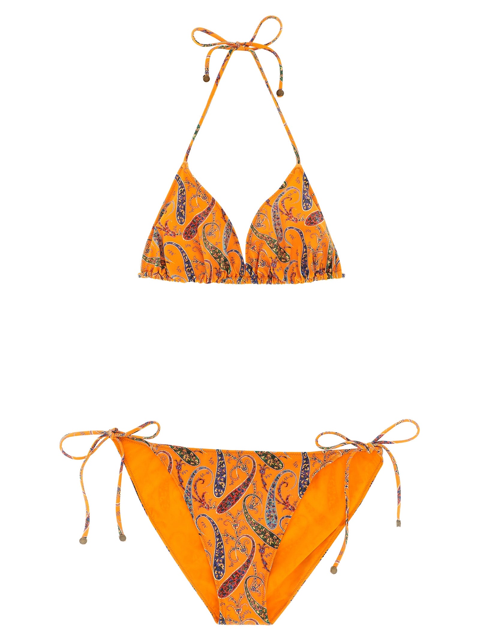 Etro Orange Polyamide Women's Bikini