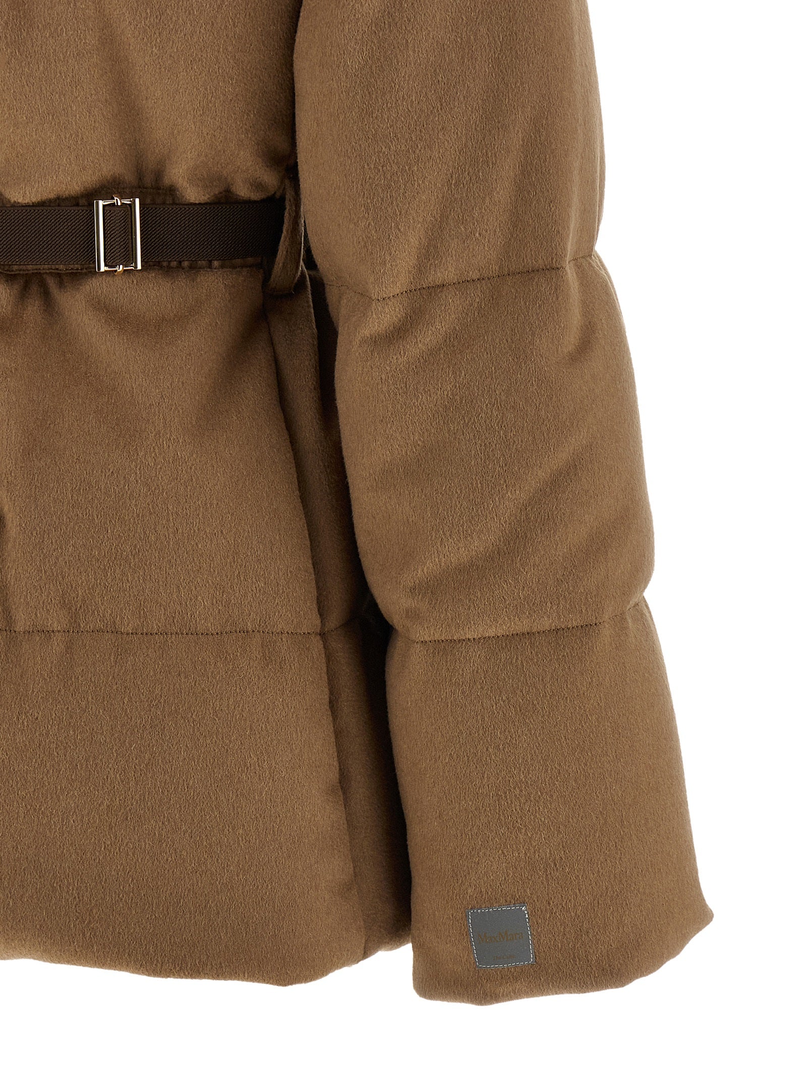 Max Mara Brown Camel Hair  Full-Length Women's Jacket