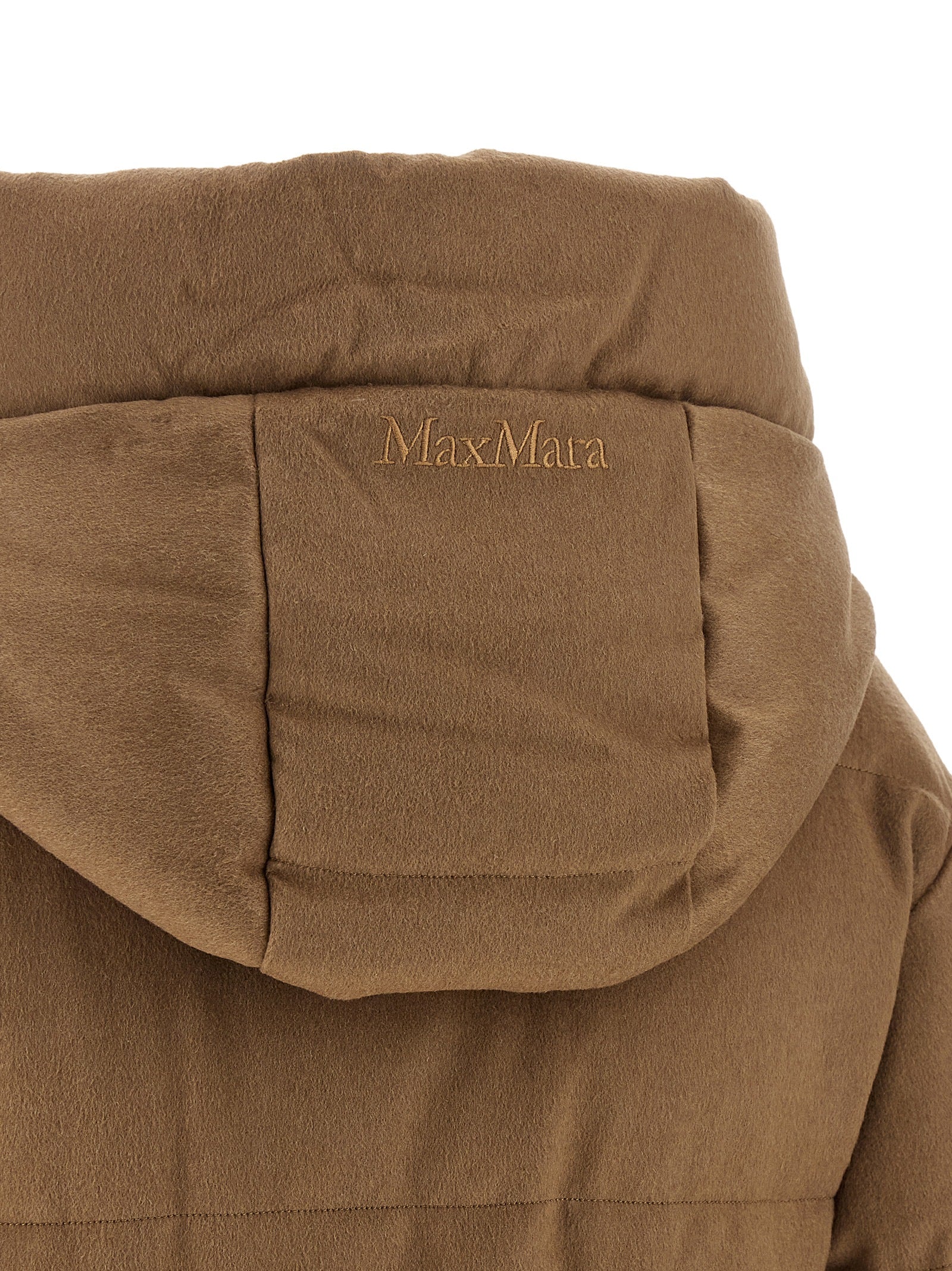 Max Mara Brown Camel Hair  Full-Length Women's Jacket