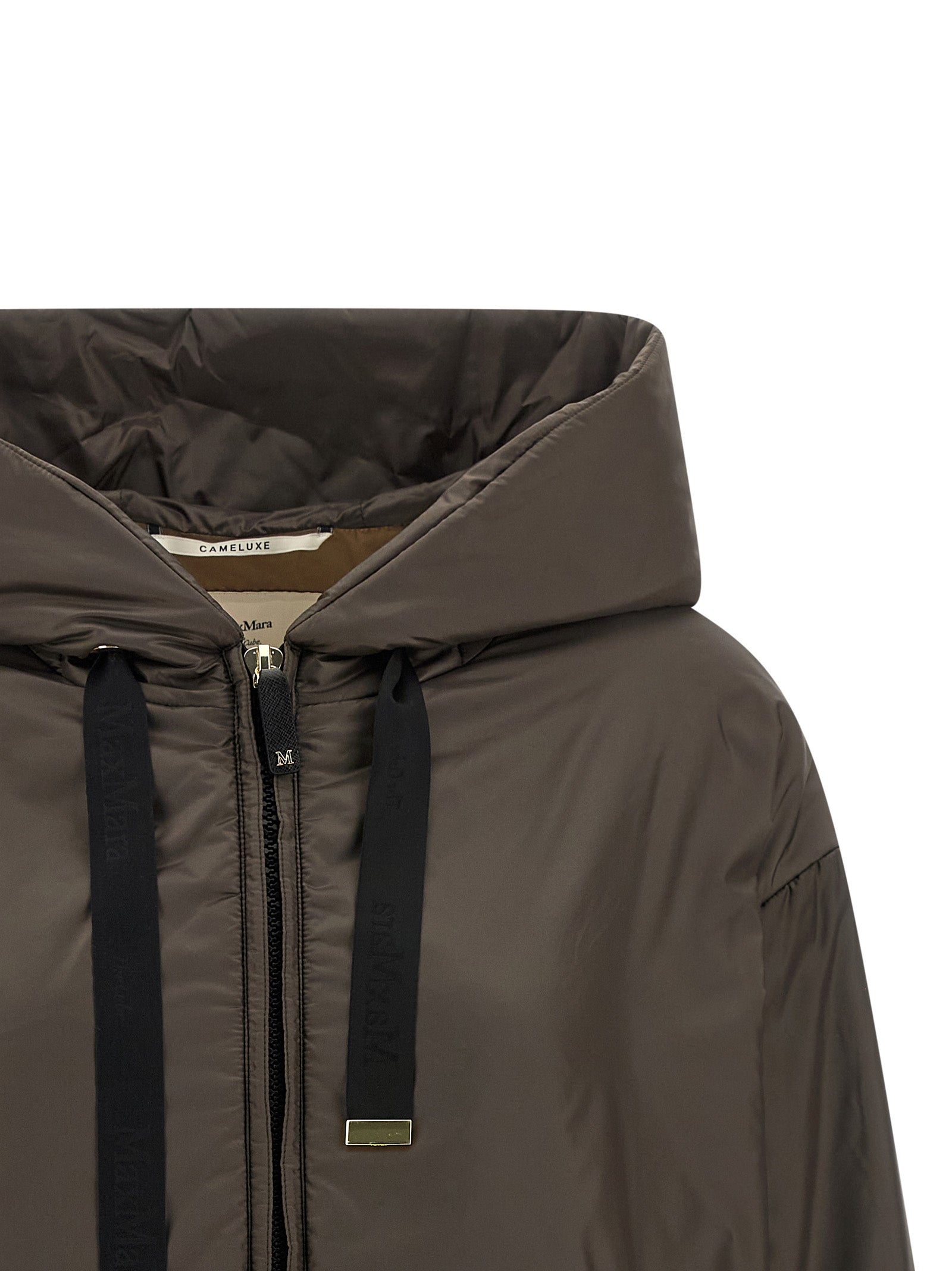 Max Mara Brown Polyester Shell Women's Jacket