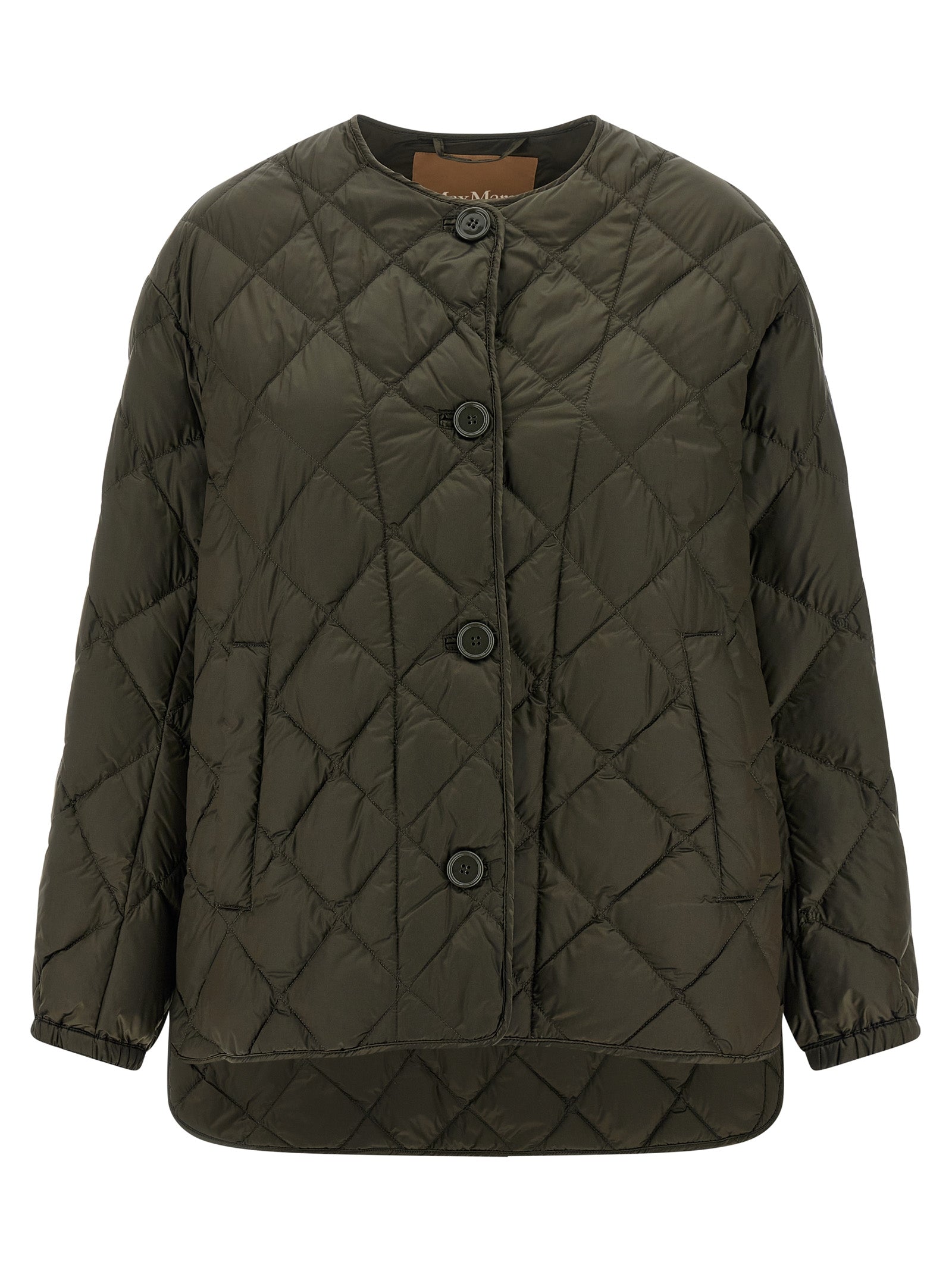 Max Mara Bicolor Polyamide Full-Length Women's Jacket