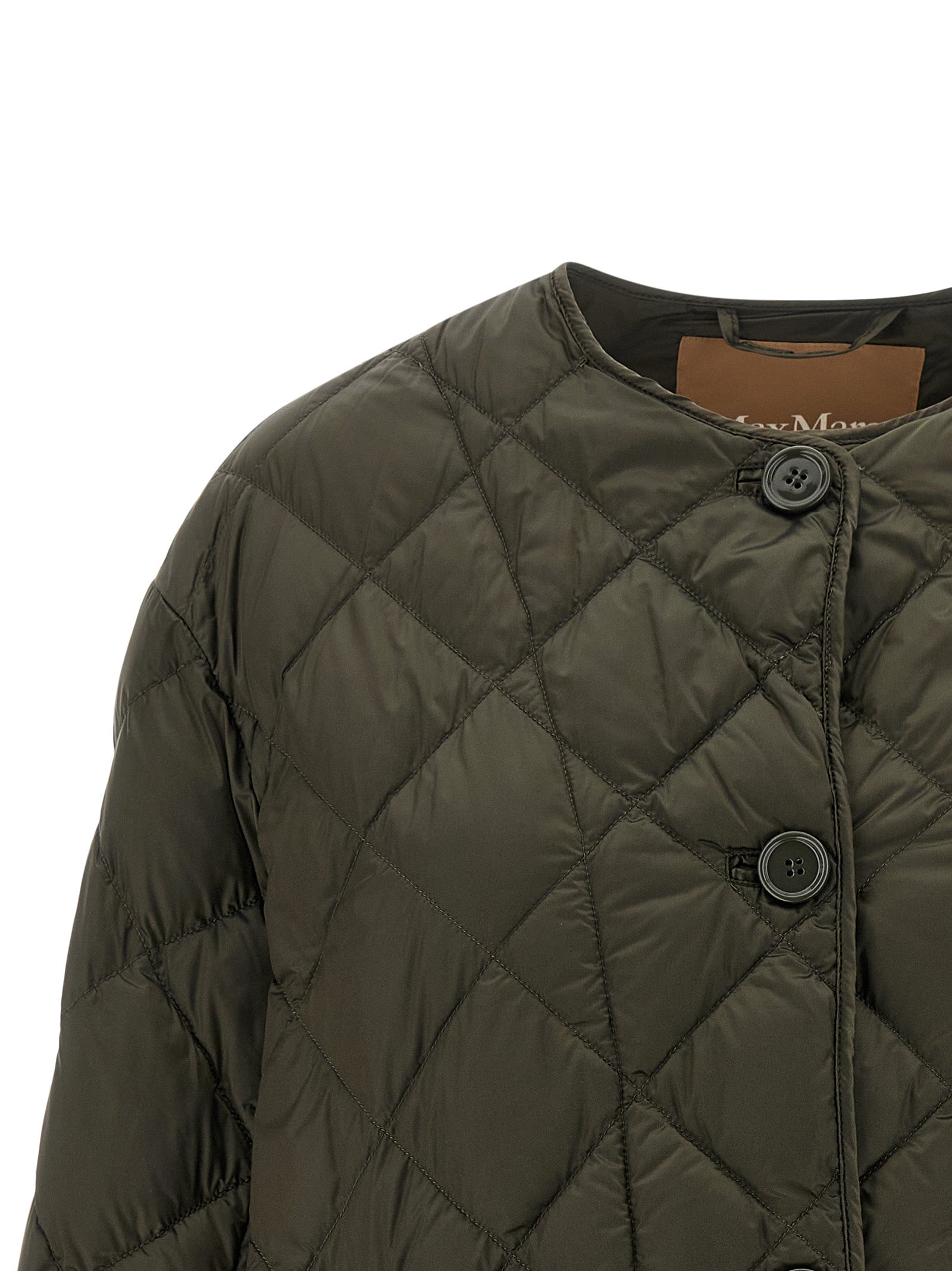 Max Mara Bicolor Polyamide Full-Length Women's Jacket