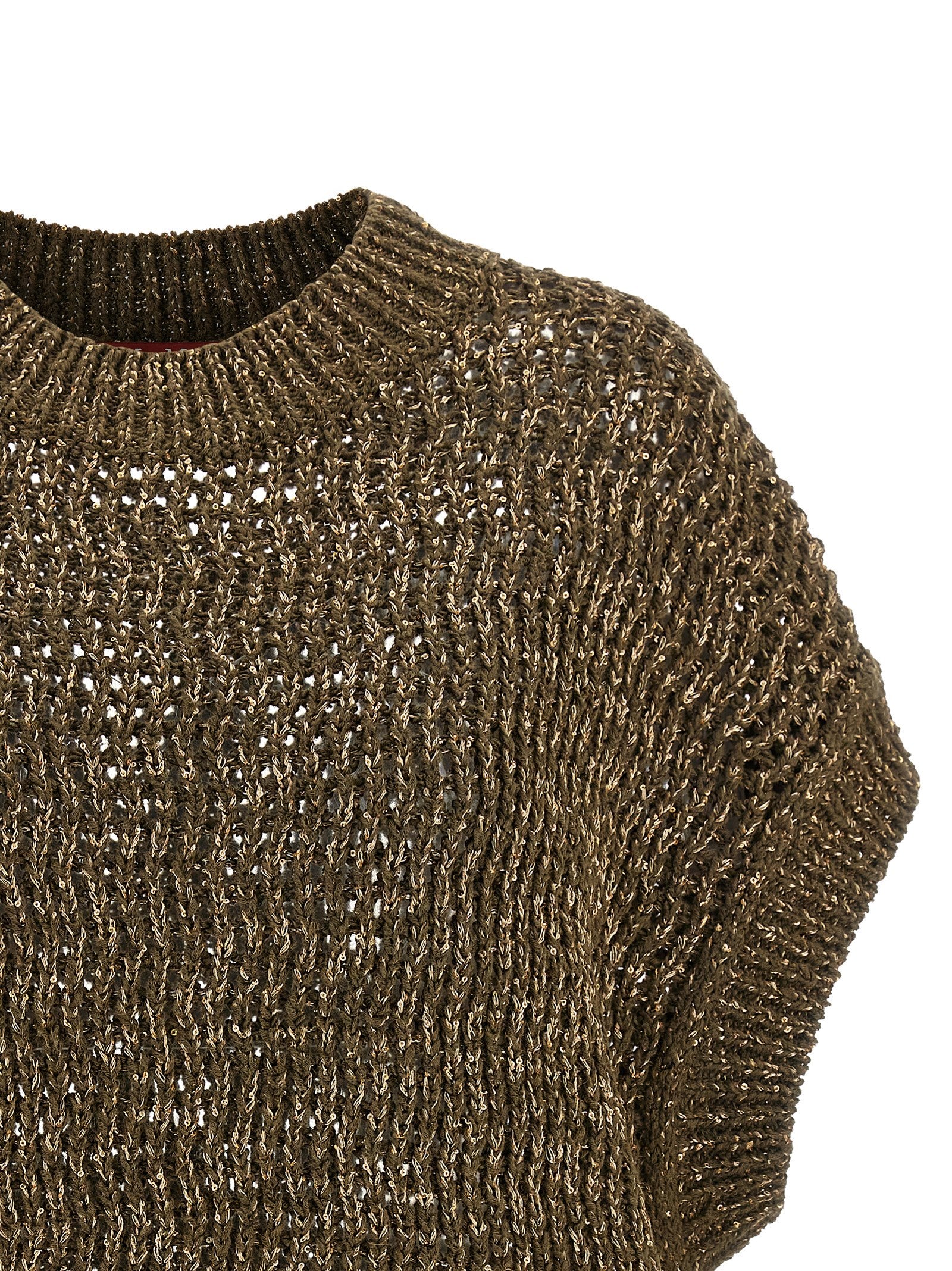 Max Mara Bicolor Cotton Women's Cardigan