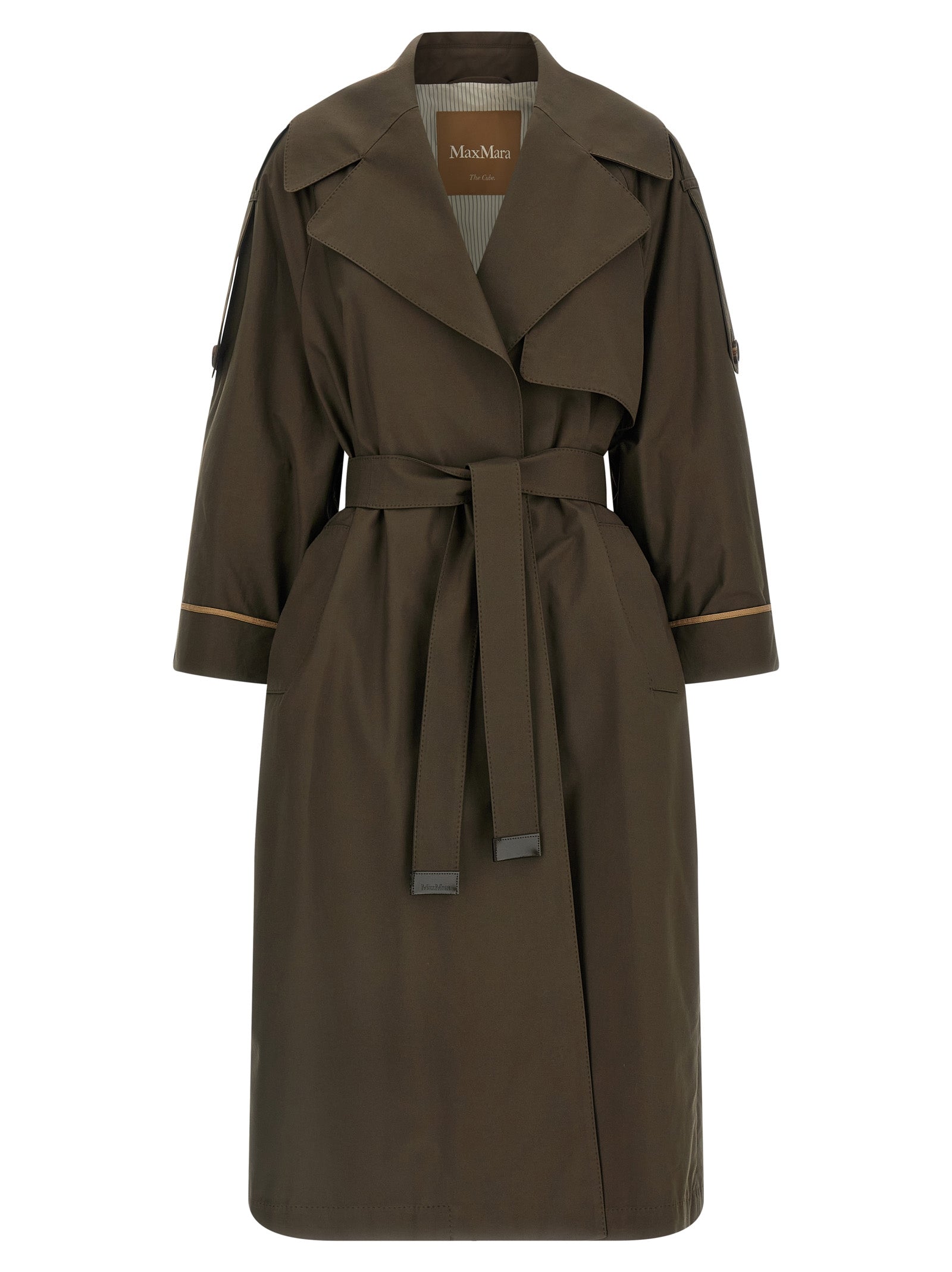 Max Mara Bicolor Cotton Women's Coat