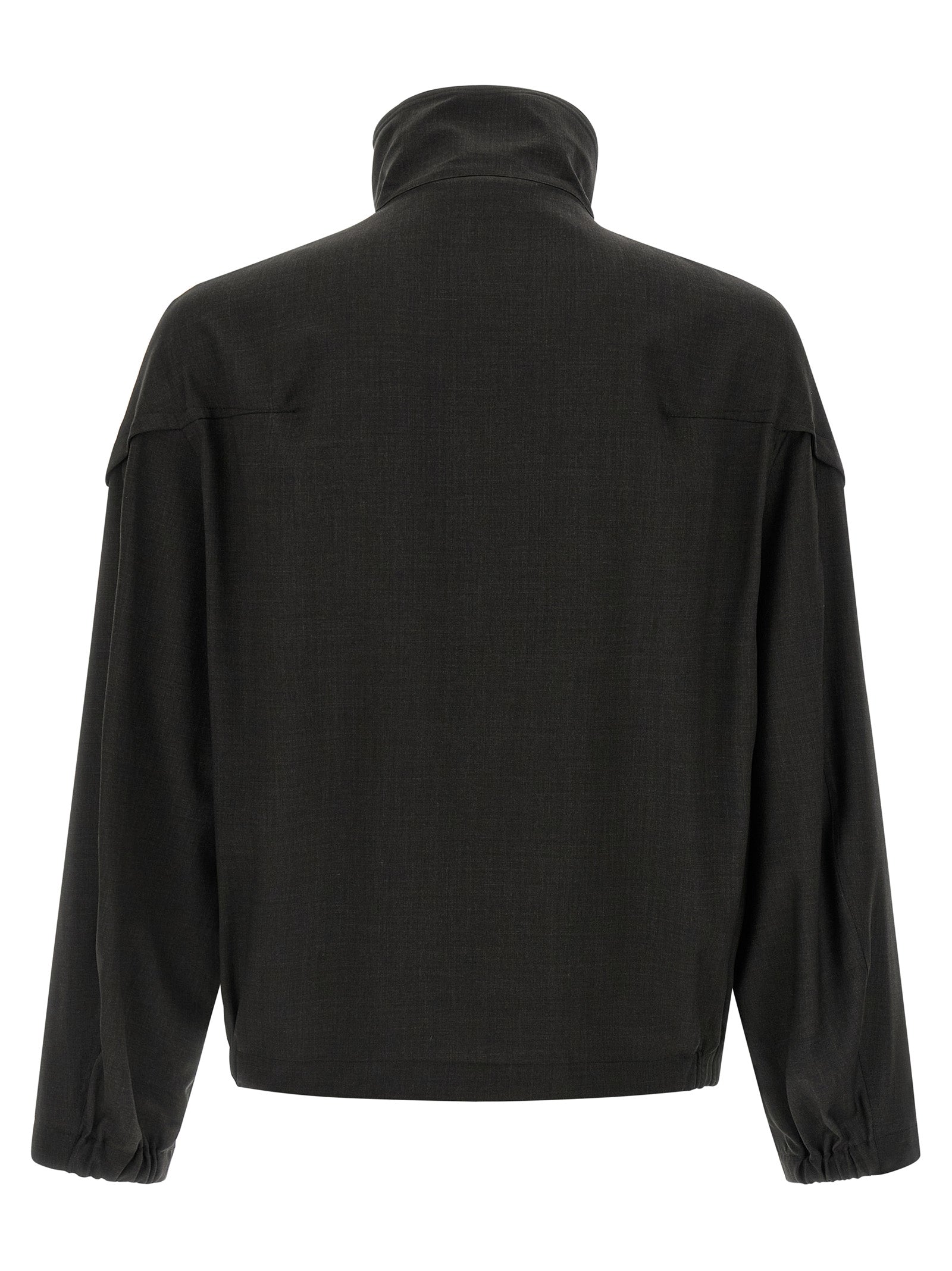 Kiko Kostadinov Brown Virgin Wool Full-Length Men's Jacket