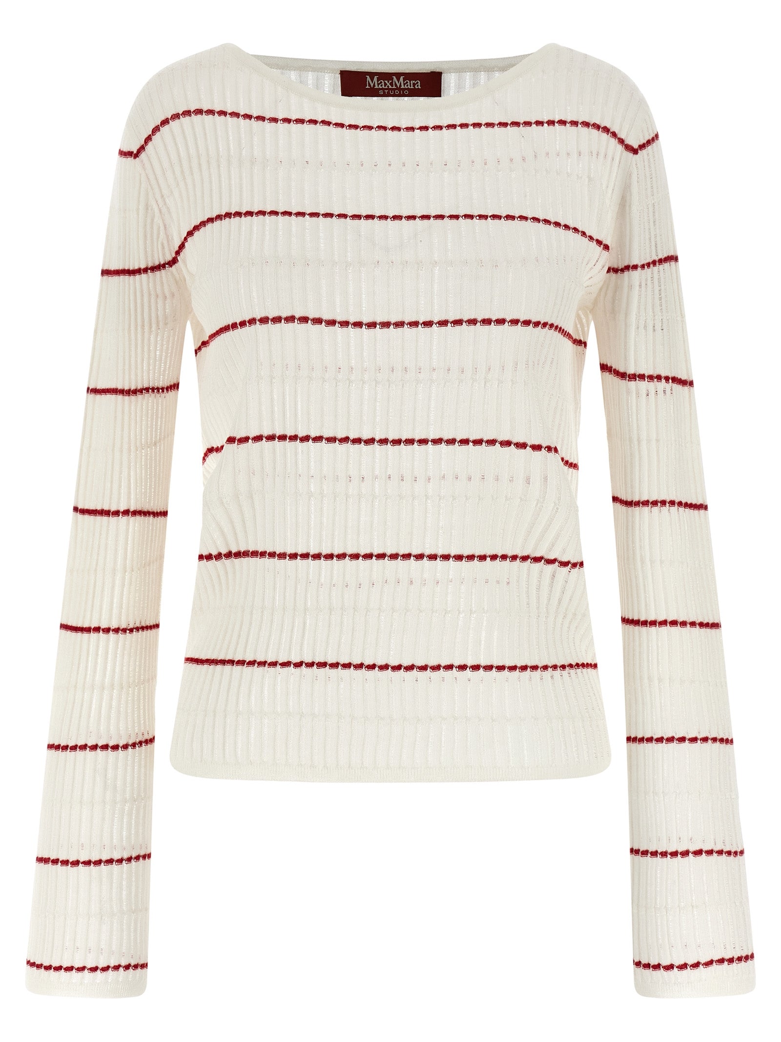 Max Mara White Silk Women's Cardigan