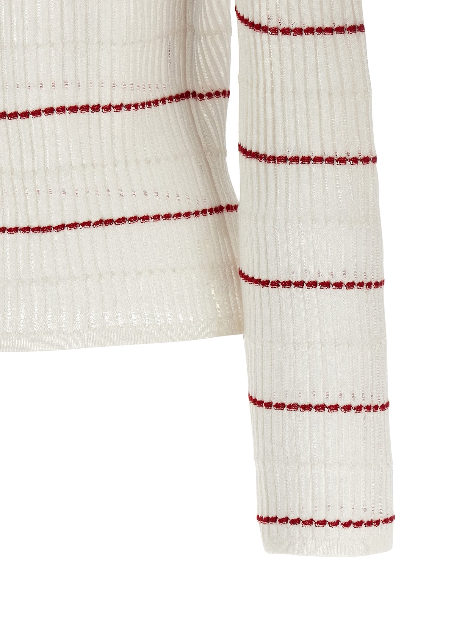 Max Mara White Silk Women's Cardigan