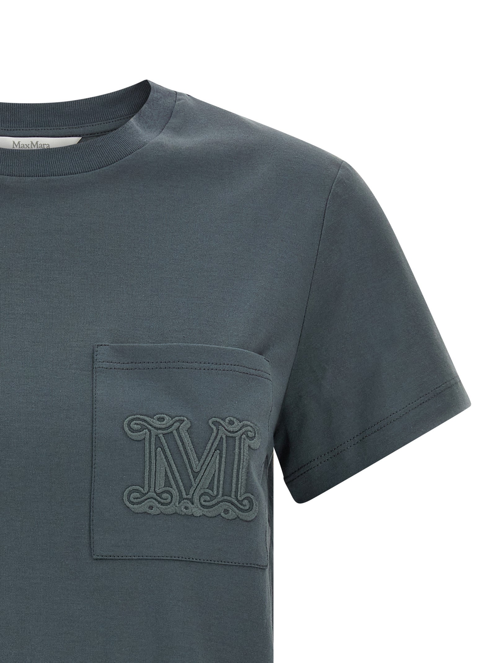 Max Mara Gray Cotton Women's T-Shirt