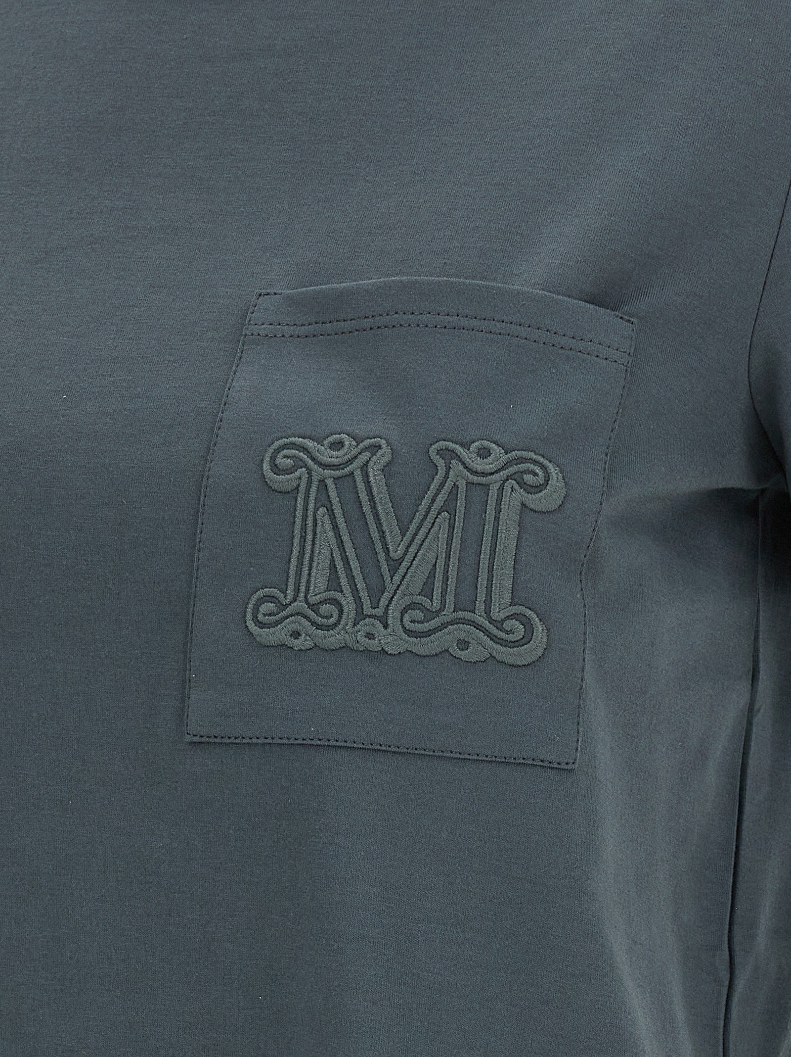 Max Mara Gray Cotton Women's T-Shirt