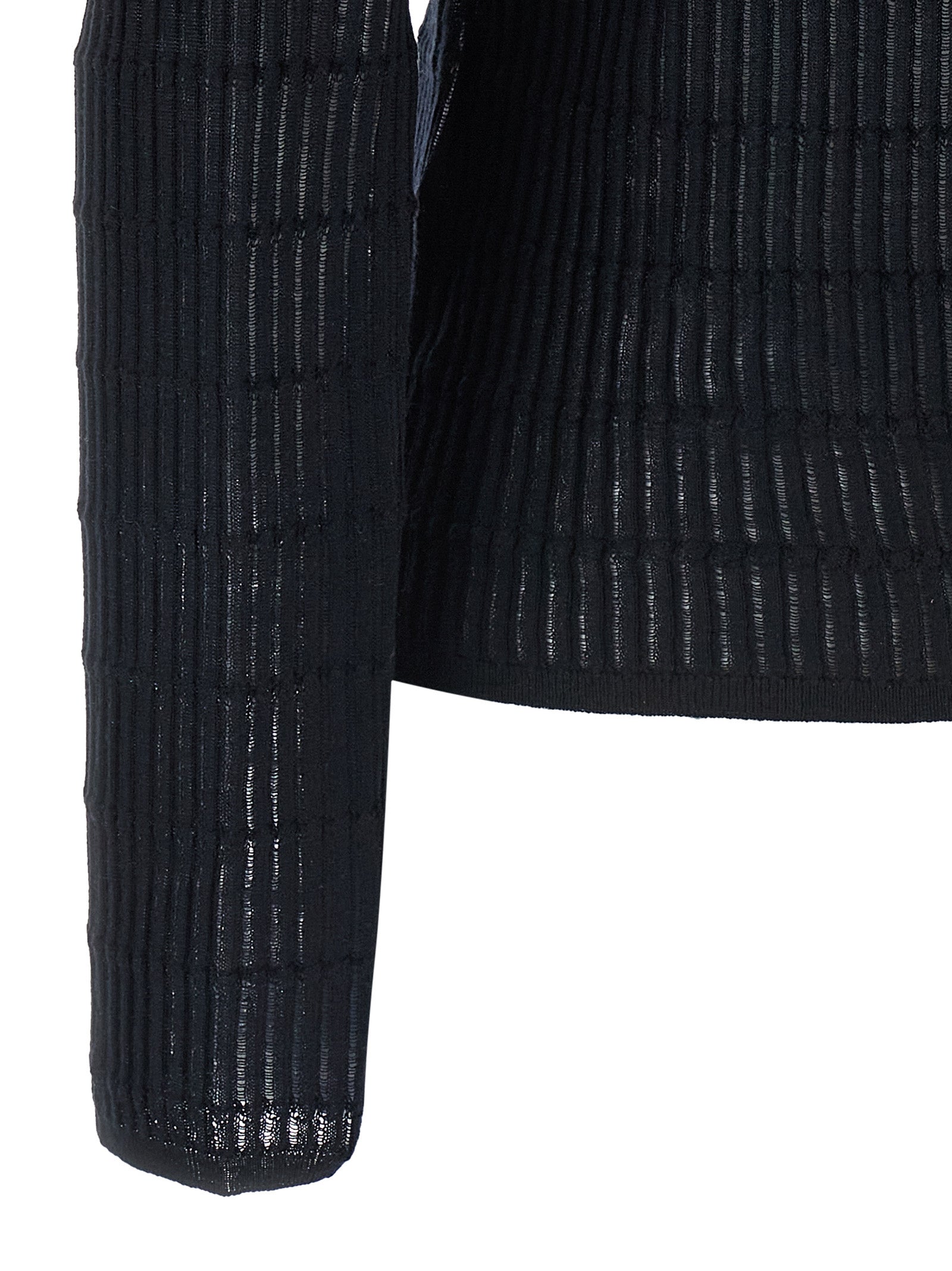 Max Mara Blue Silk Women's Cardigan