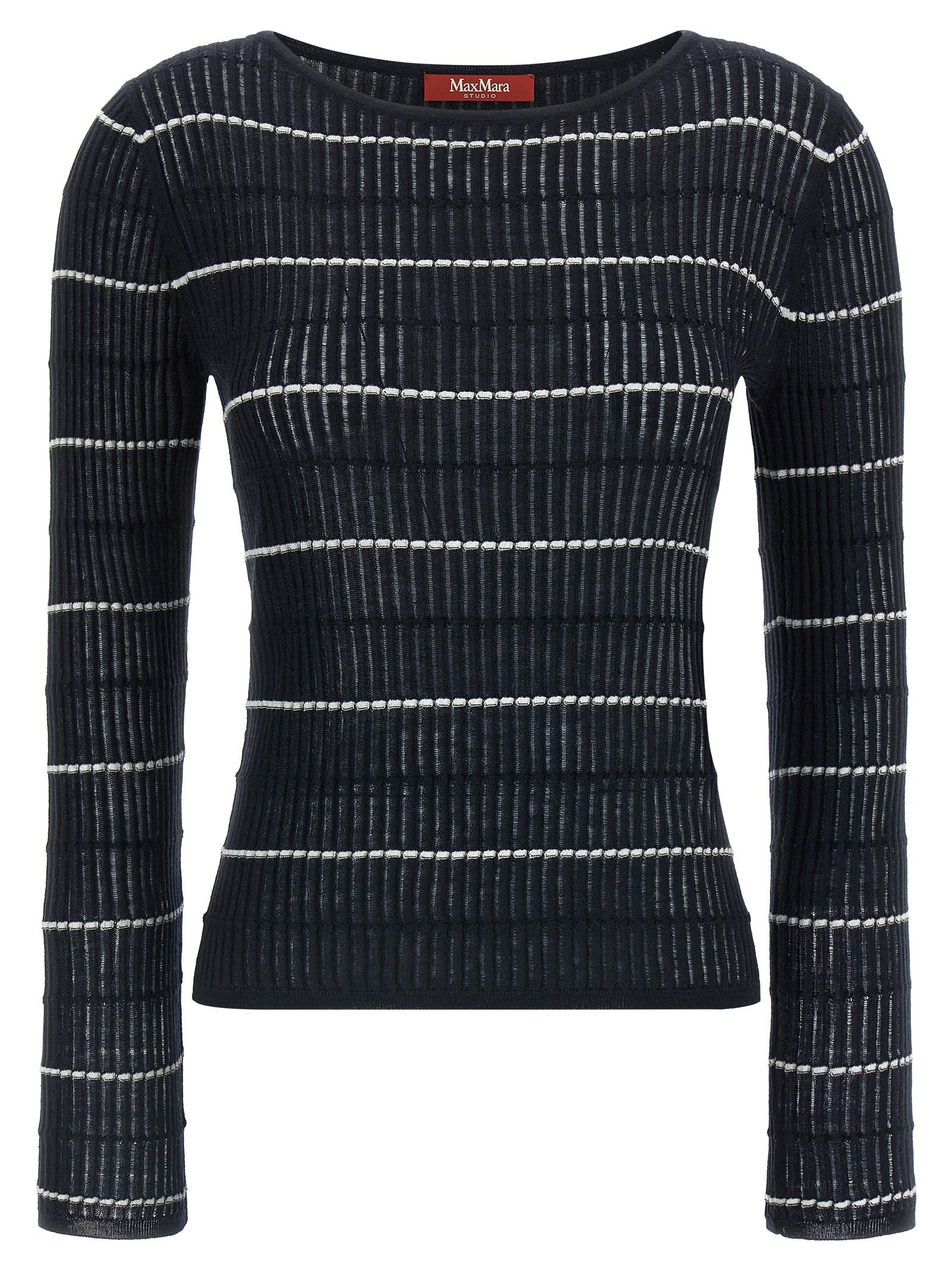 Max Mara Blue Silk Women's Cardigan
