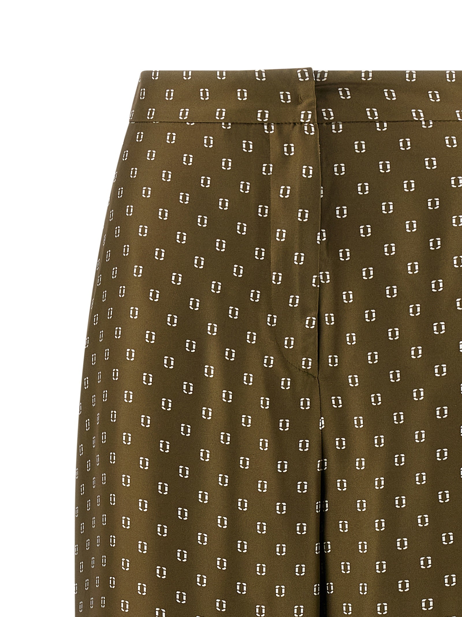 Max Mara Bicolor Silk Casual Women's Pants