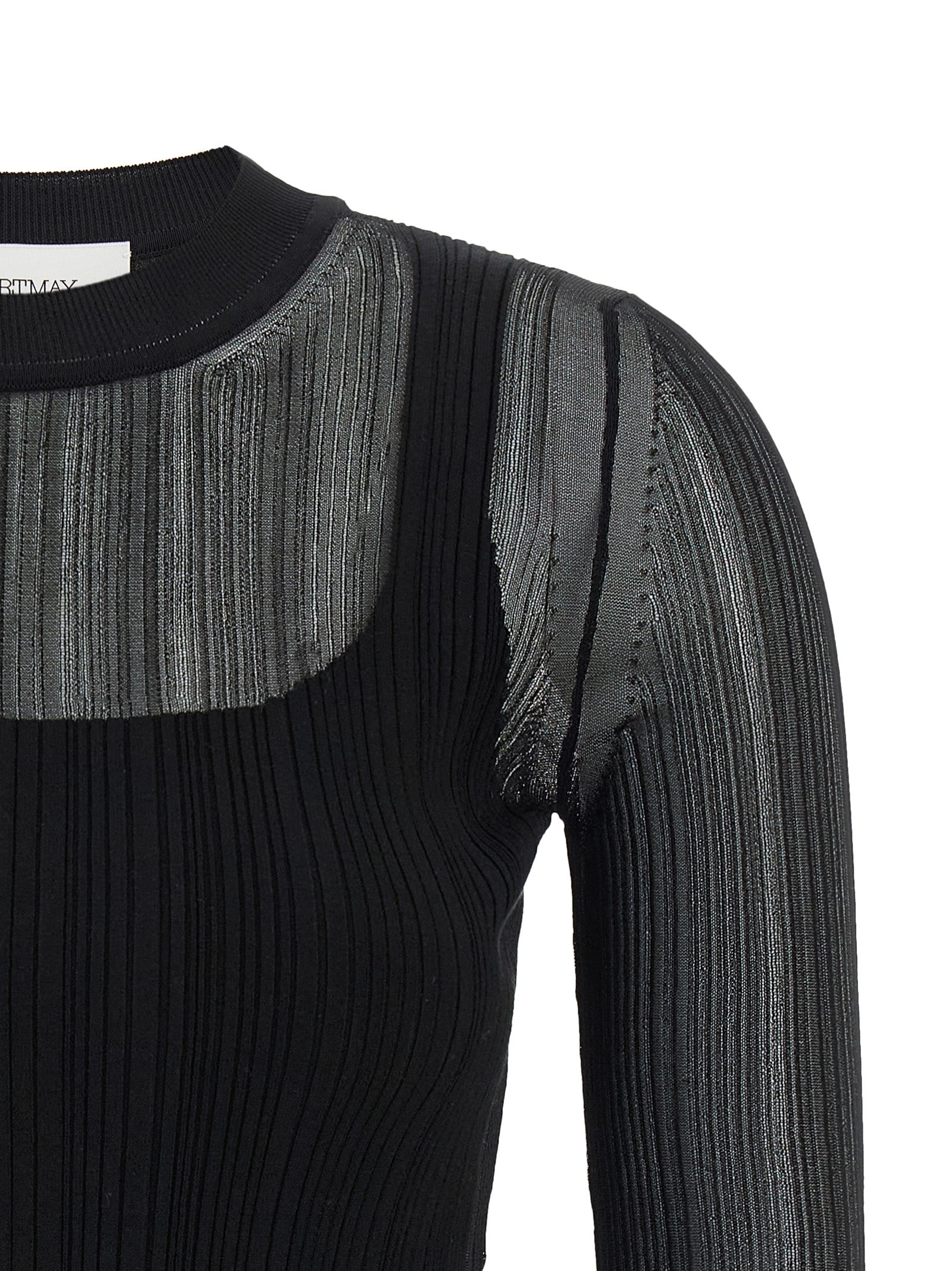 Sportmax Black Viscose Women's Cardigan