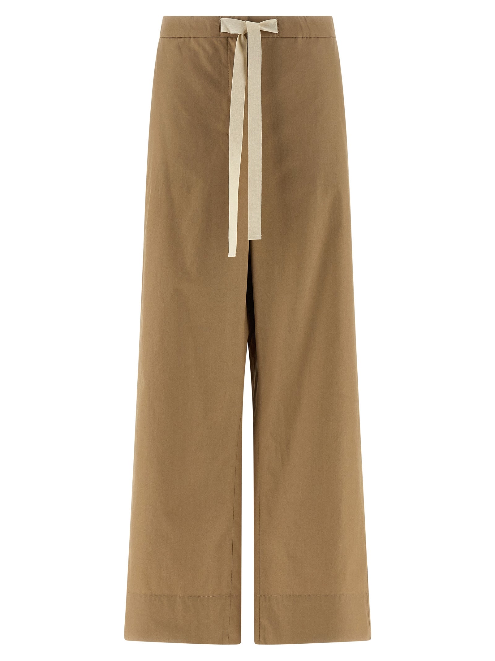 'S Max Mara Beige Cotton Casual Women's Pants