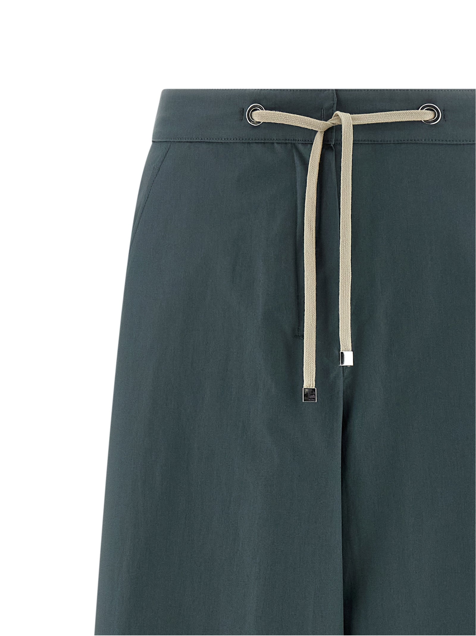 'S Max Mara Blue Cotton Flared Women's Pants