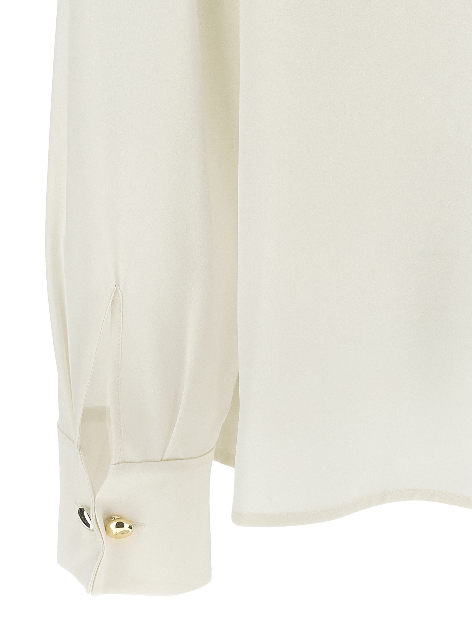 Max Mara White Silk Women's Blouse