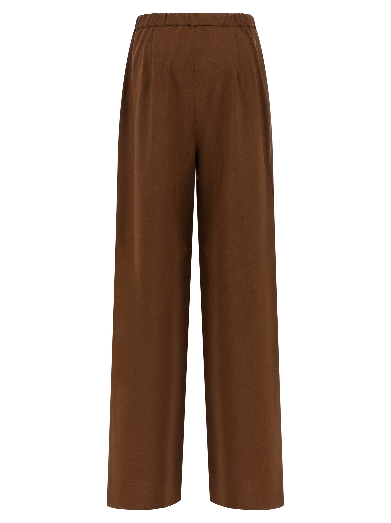 Max Mara Brown Virgin Wool Women's Pants