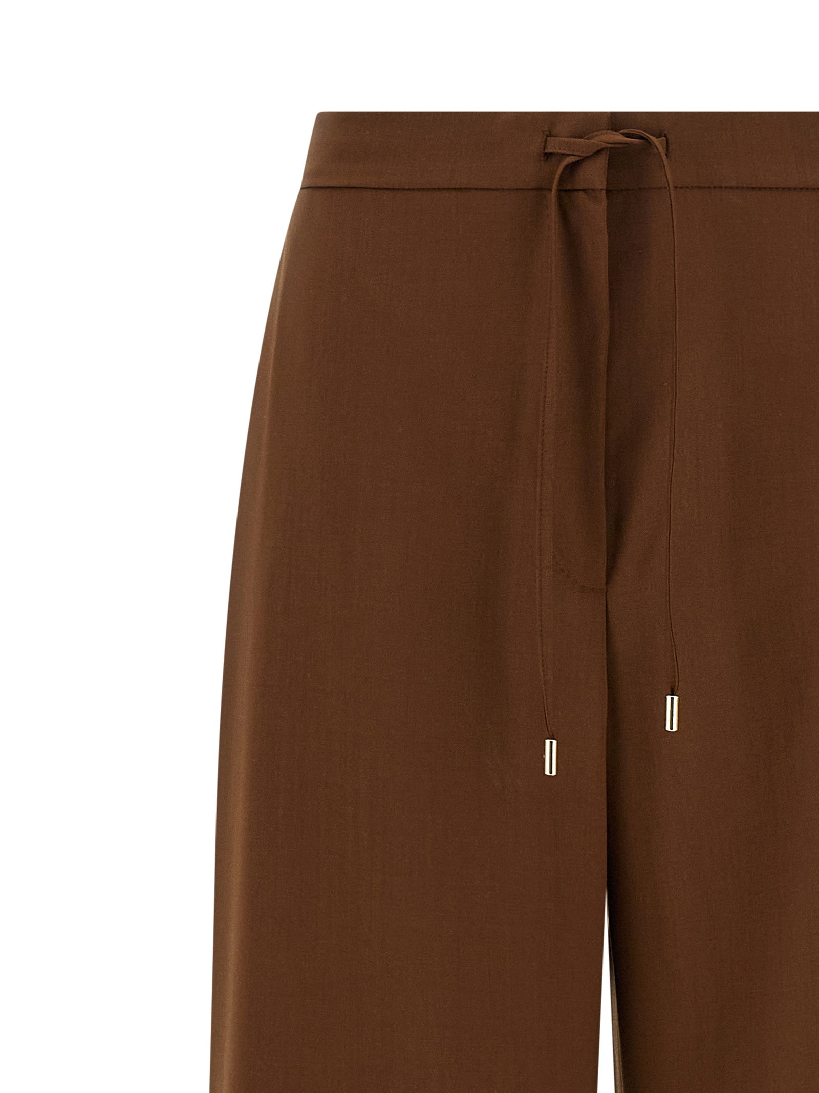 Max Mara Brown Virgin Wool Women's Pants